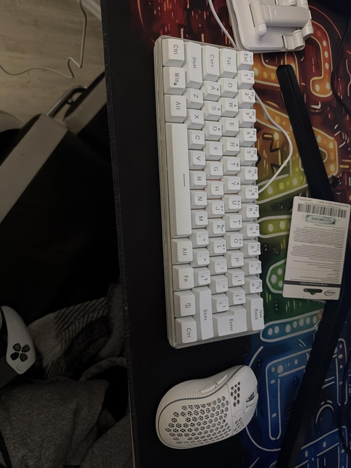 RedThunder 60% Wireless Gaming Keyboard & Mouse Combo with Rechargeable Battery, Ultra-Compact Small RGB Mechanical Feel Keyboard, Ergonomic Lightweight Honeycomb Optical Mouse for Gaming/Business customer photo 1