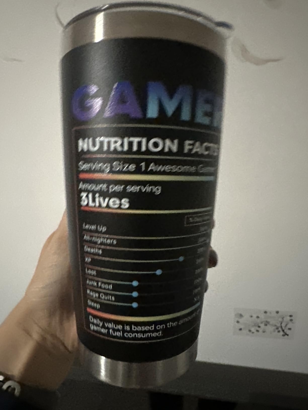 Gamer Gifts, 8PCS Cool Gaming Gift Bulk Set Includes Tumbler Straw Beanie Socks Key Chain Thanks Card Gift Box, Christmas Gifts for Teen Boys Men customer photo 2