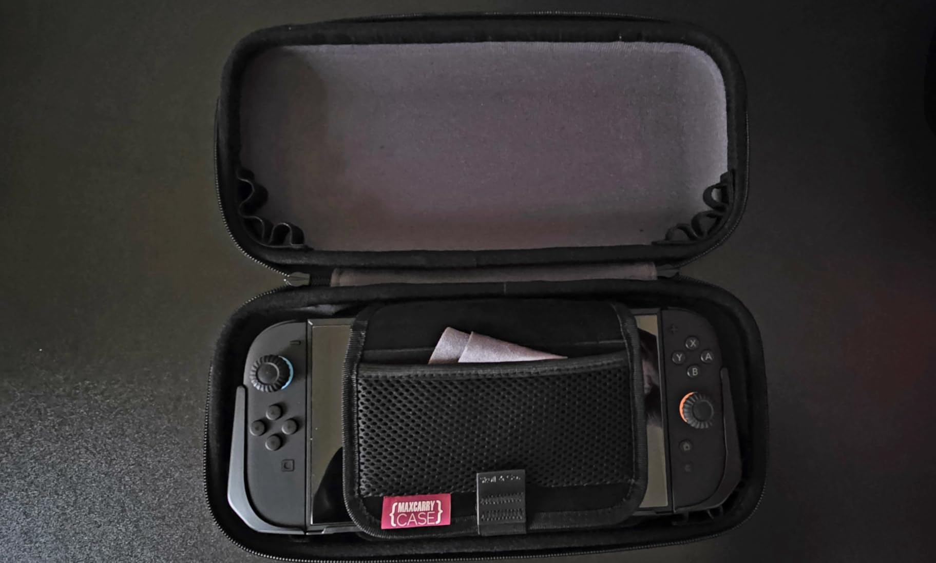 Skull & Co. MaxCarry Hard Carrying Case for Steam Deck, ROG Ally & other Gaming Handhelds-Black customer photo 2