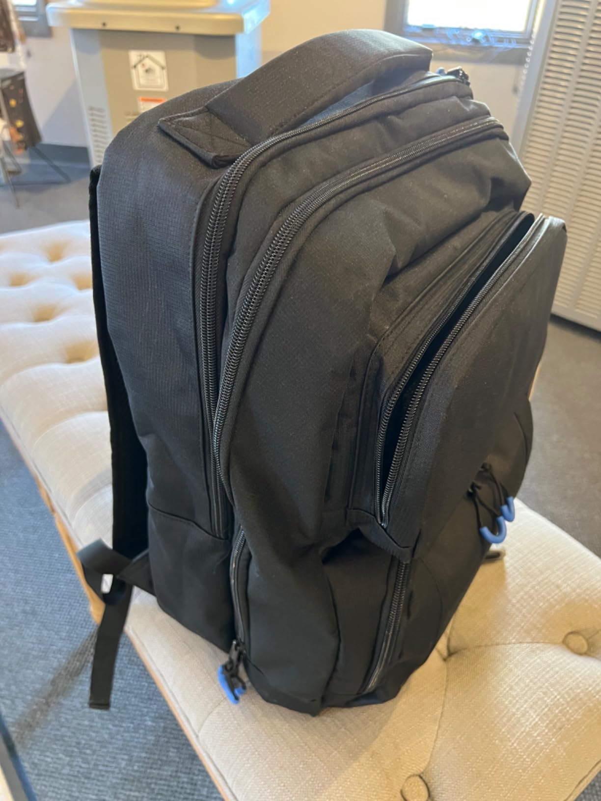 Carrying Backpack Compatible with Steam Deck, Travel Case Bag with Separate Game Cards Holder, Multi-Pockets For Game Headset, Docking Station, Controllers and More (Patent Design) customer photo 1