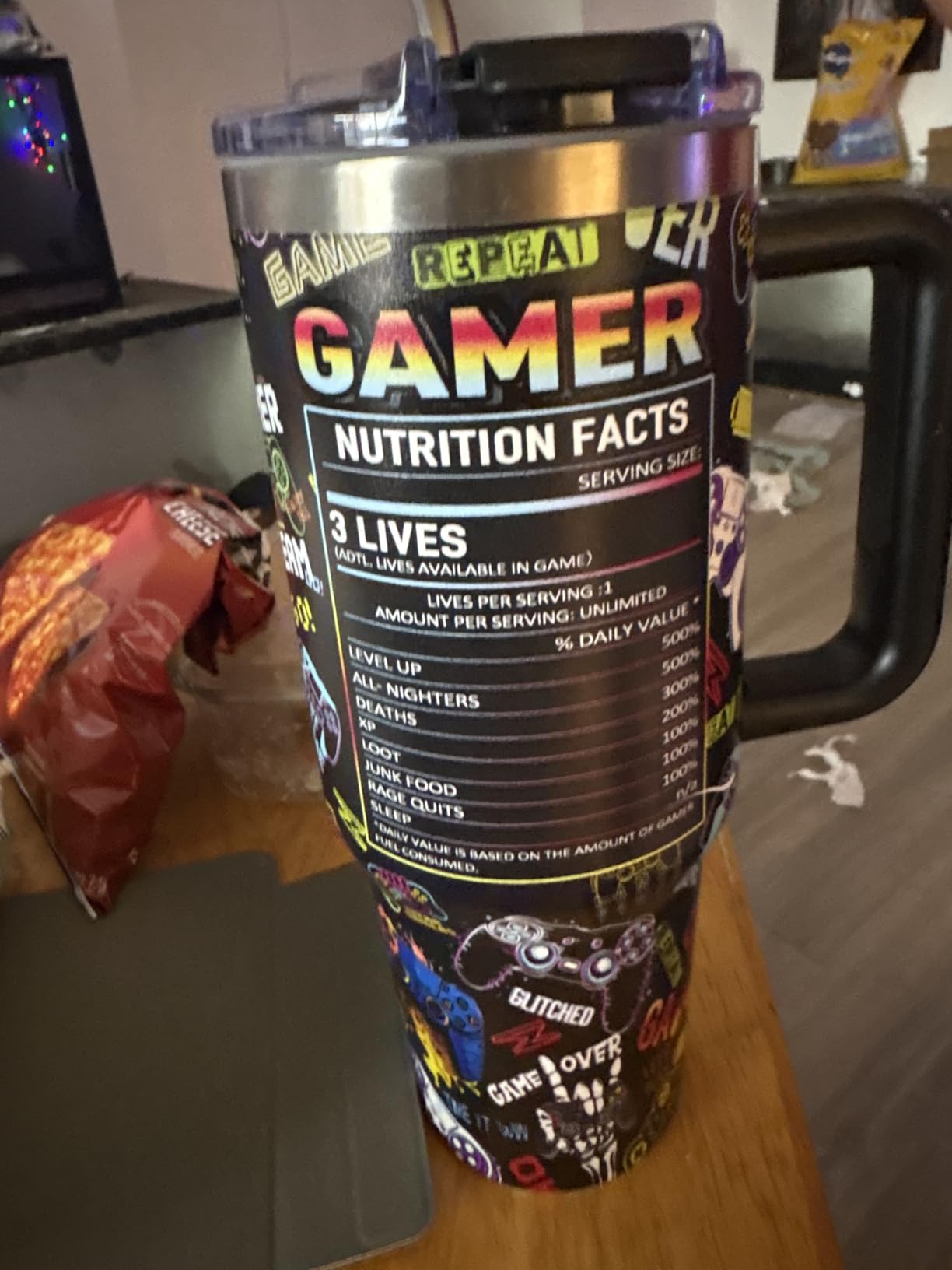 Gaming Gifts for Men Boys, Gamer Gifts for Men, 40oz Gamer Tumbler Cup, Gaming Mugs, Teen Boy Gift Gamings Stuff, Gaming Gamepad Presents for Son, Birthday Gift for Him Mens Boys Gamings Cup customer photo 1