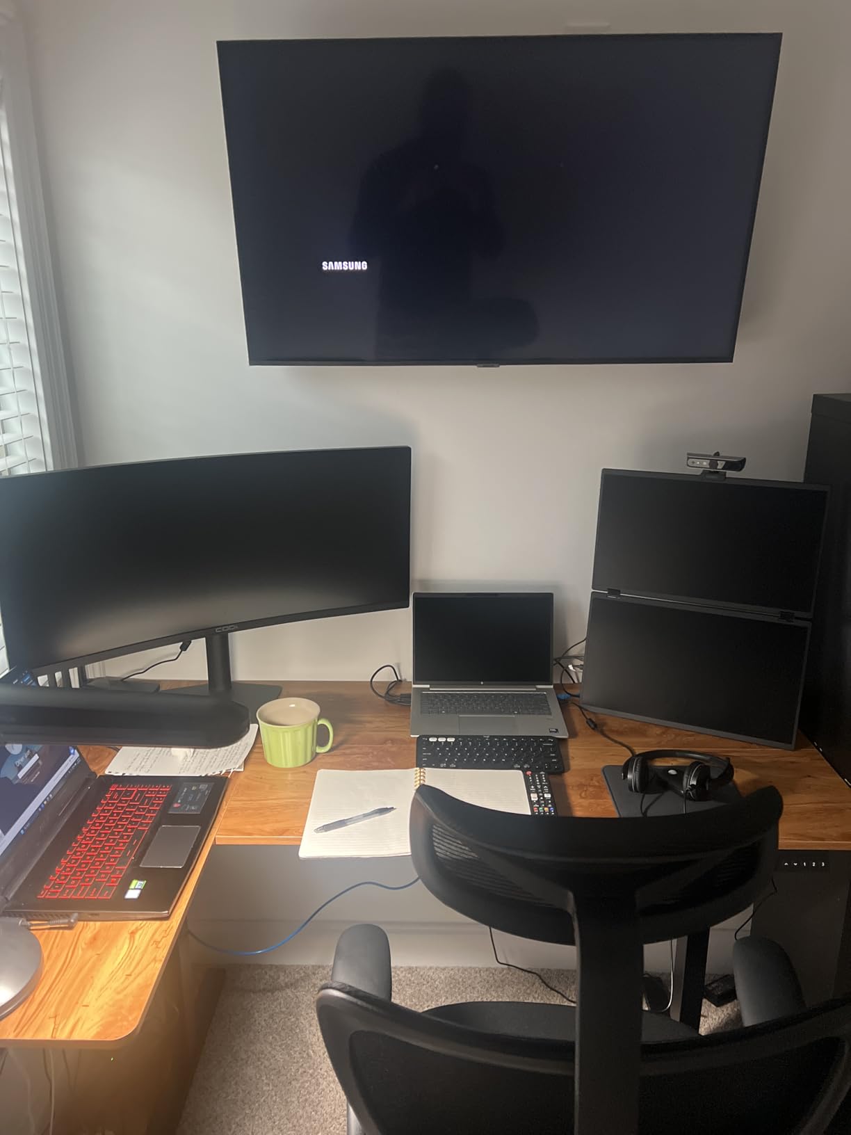 Marsail Ergonomic Office Chair High Back Mesh and Adjustable Lumbar Support Rolling Work Swivel Task Chairs with 3D Armrests and Headrest customer photo 1