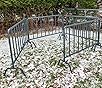 AdirPro 5 ft Crowd Control Barricade, 4-Pack | Interlocking Steel Barricade Fence | Heavy-Duty 16-Gauge Weatherproof Steel | for Events, Construction, Road Closure & Parking Lots customer photo 2