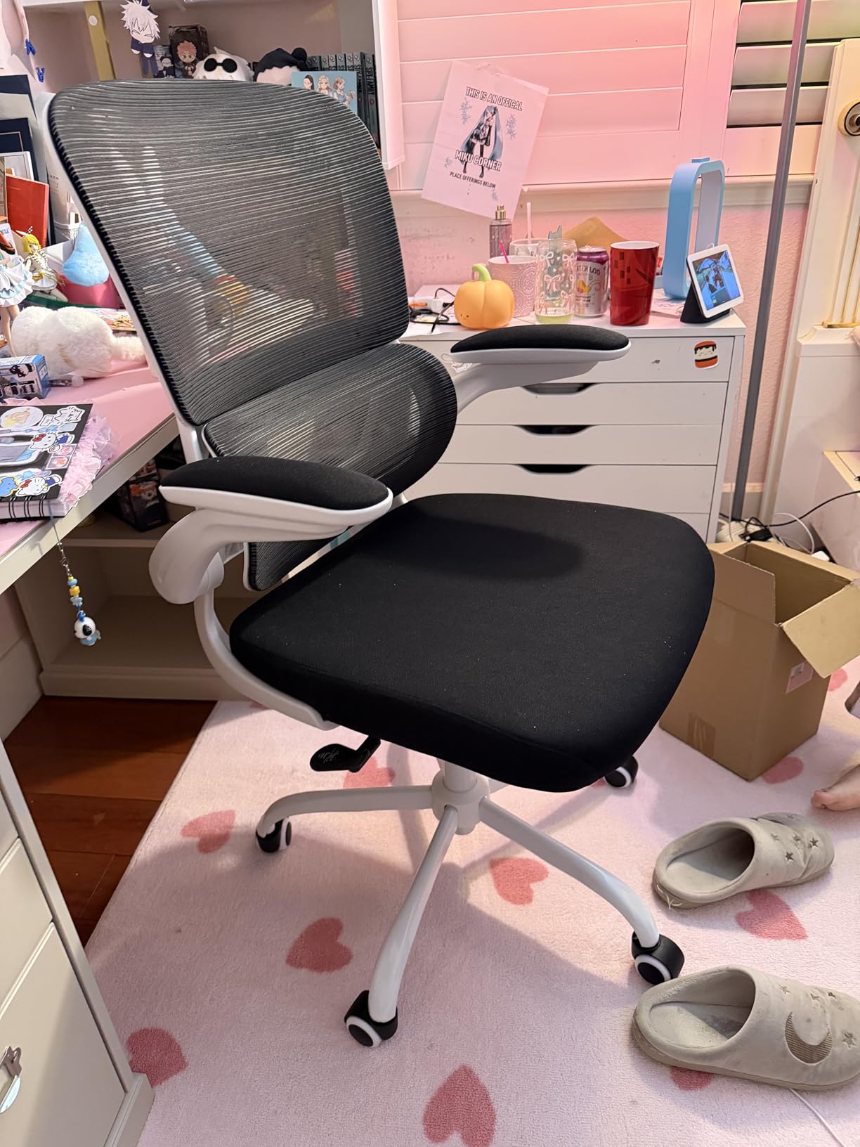 TRALT Office Chair Ergonomic Desk Chair with Adjustable Lumbar Support Mesh Computer Chair Executive Chairs for Home Office Comfortable Lumbar Support (Black) customer photo 1