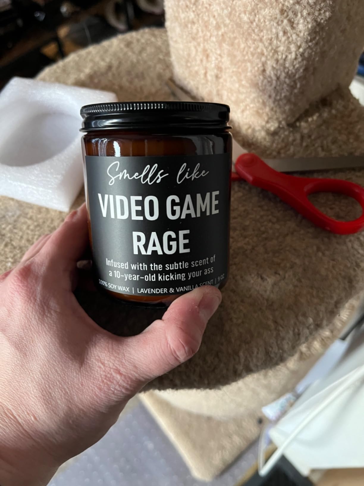 Funny Video Game Candle, Gamer Gifts, Gaming Gifts for Men, Teenage Boys, Video Game Lovers, Cool Fathers Day, Birthday Presents for Gamers, PC Gamer Dad, Boyfriend, Husband, Teen Boys, Girls customer photo 1