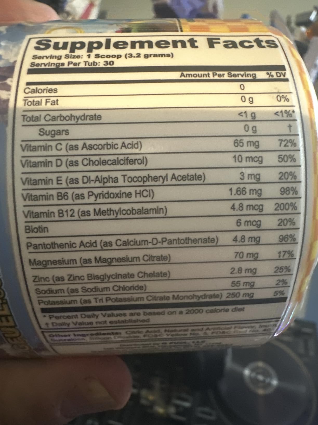 G FUEL Naruto Sage Supreme Hydration, Electrolyte Powder Mix for Energy & Focus, Sugar & Caffeine Free Supplement with Essential Vitamins & Minerals, Grapefruit WhitePeach Flavor, 3.3 oz - 30 Servings customer photo 2