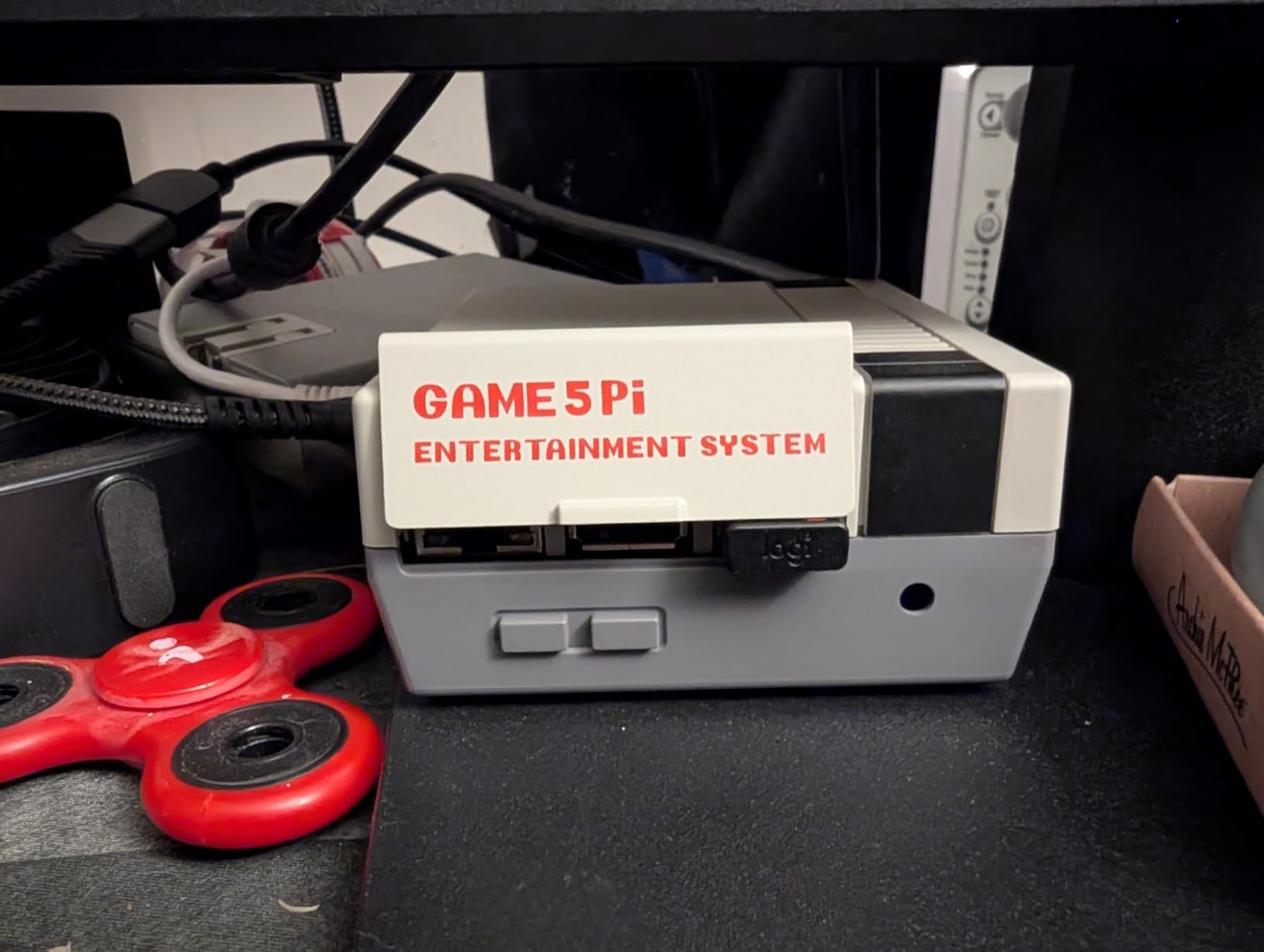 GeeekPi Case for Raspberry Pi 5, with Armor Lite V5 Active Cooler, Retro Gaming Game5Pi Case for Raspberry Pi 5 8GB/4GB/16GB customer photo 2