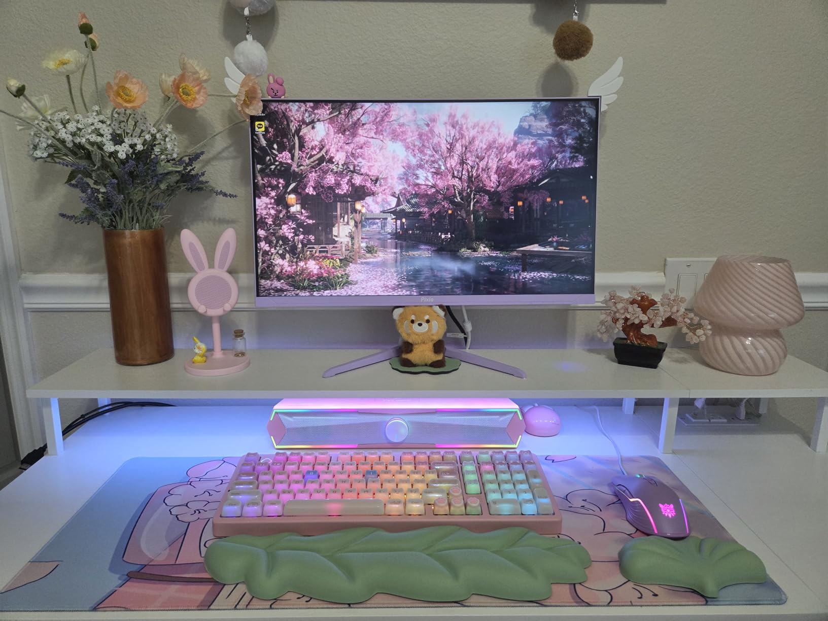 Pixio PX248 Wave Blue 24 inch 200Hz Refresh Rate FHD 1080p Resolution Fast IPS Panel 1ms GTG Response Time Built-in Speakers Gaming Monitor with Adaptive Sync customer photo 1