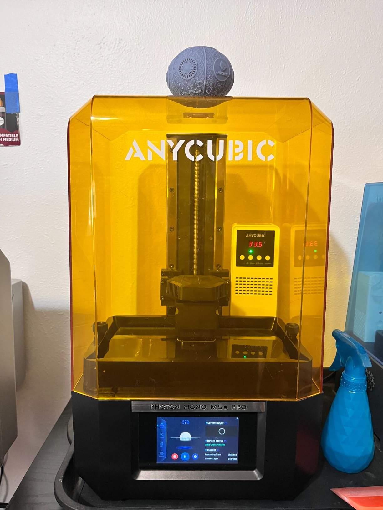 ANYCUBIC Photon Mono M7 PRO 14K Resin 3D Printer, 170mm/h Fast Printing, 10.1'' Mono LCD with COB LighTurbo 3.0 Source, Dynamic Heating Function, Build Volume 8.77''x4.96''x9.05'' customer photo 2