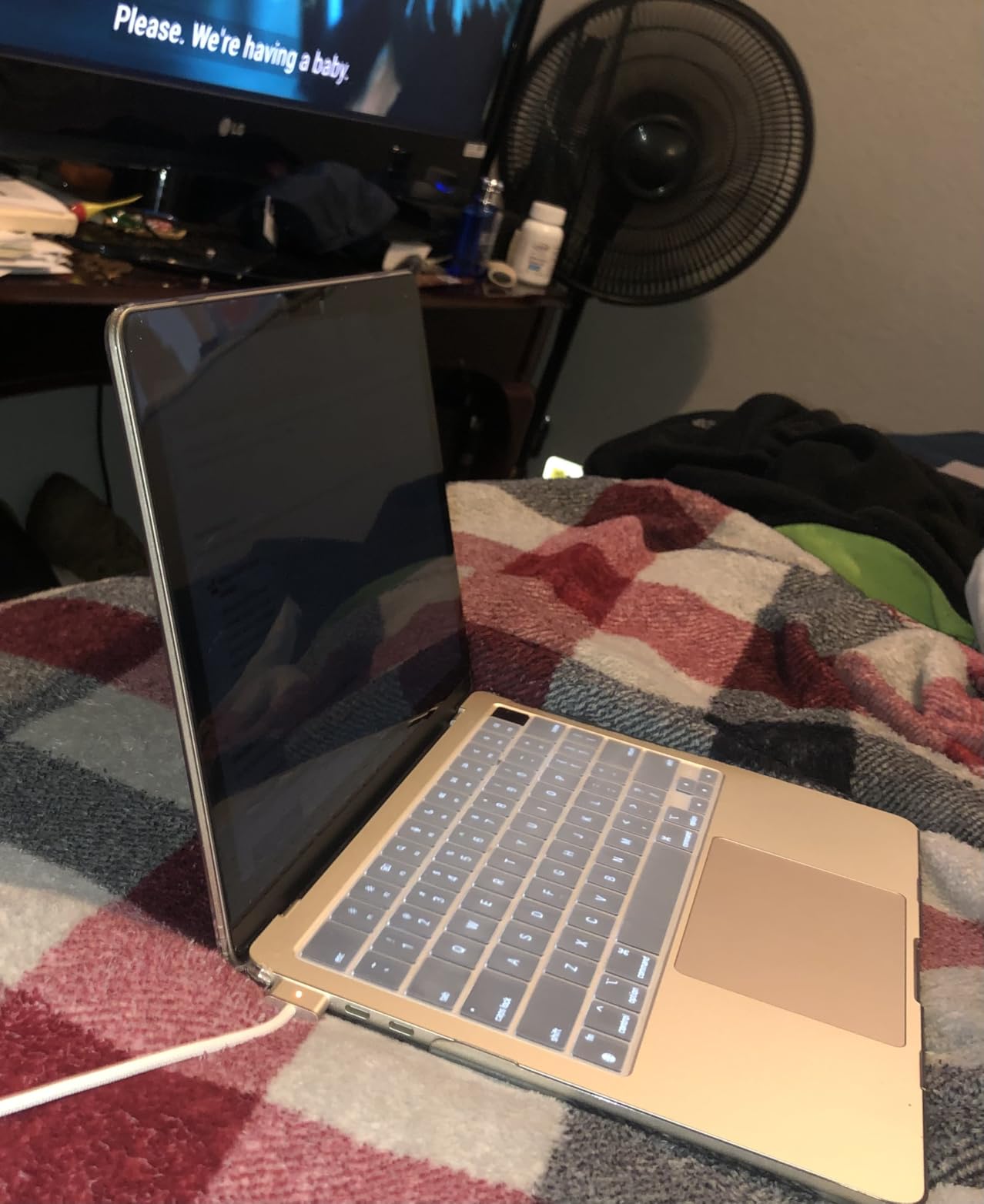 IPROKKO 2 Pack 24 inch Anti-Blue Light Monitor Screen Protector for 16:9 Widescreen, Removable Anti Glare Blue Light Blocking Screen Filter, Anti-UV Eye Protection PC Computer Film [Washable Wipes Clean] customer photo 1