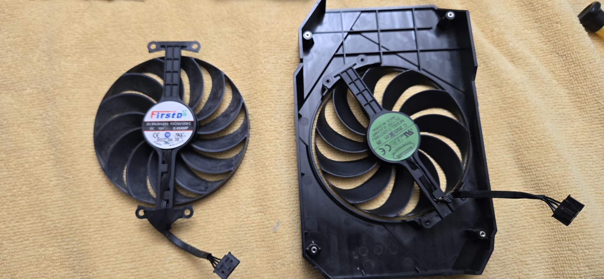 95MM 6PIN T129215SU CF1010U12D RTX3050 RTX3060 Phoenix GPU Fans ITX for ASUS Phoenix RTX 3050 3060 Graphics Card Replacement Cooling Fan customer photo 1