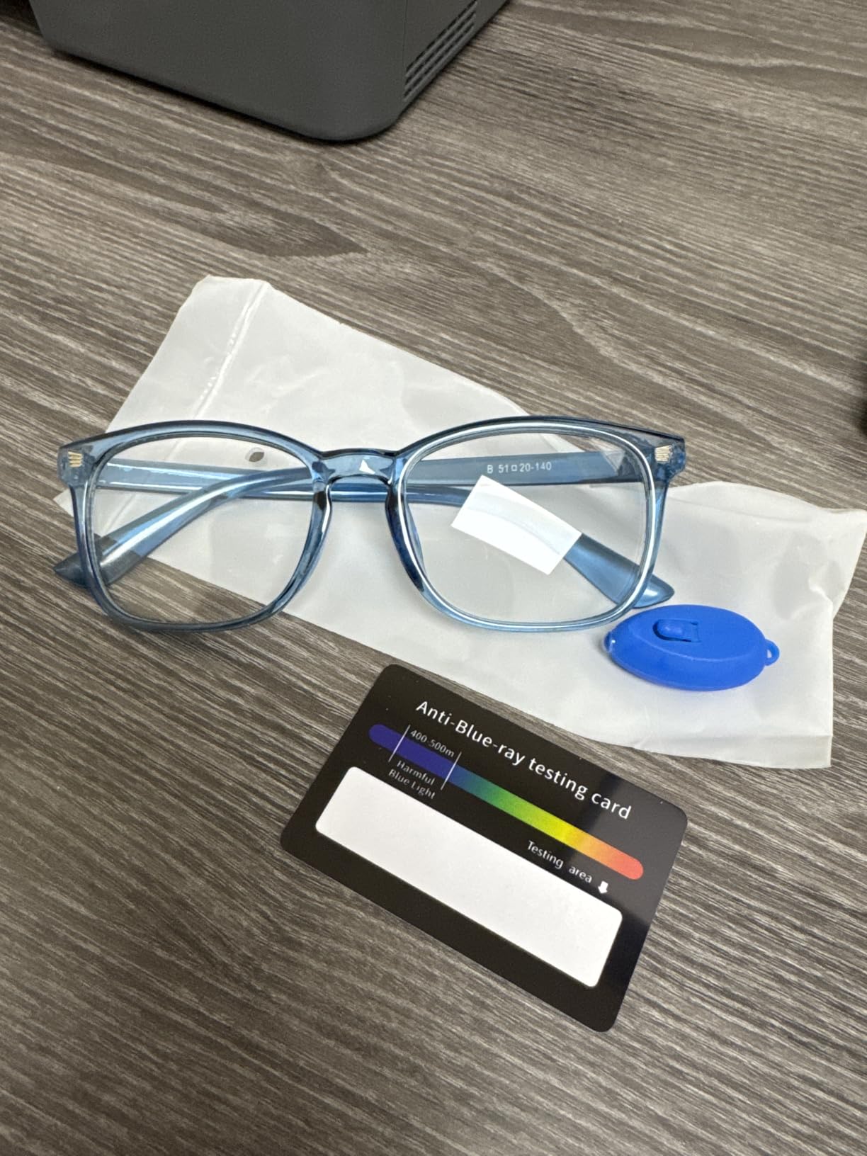 Gaoye Transparent, Clear Blue Light Glasses for Computer & Gaming - Anti UV Ray Lenses, Scratch-Resistant & Comfort Fit customer photo 1