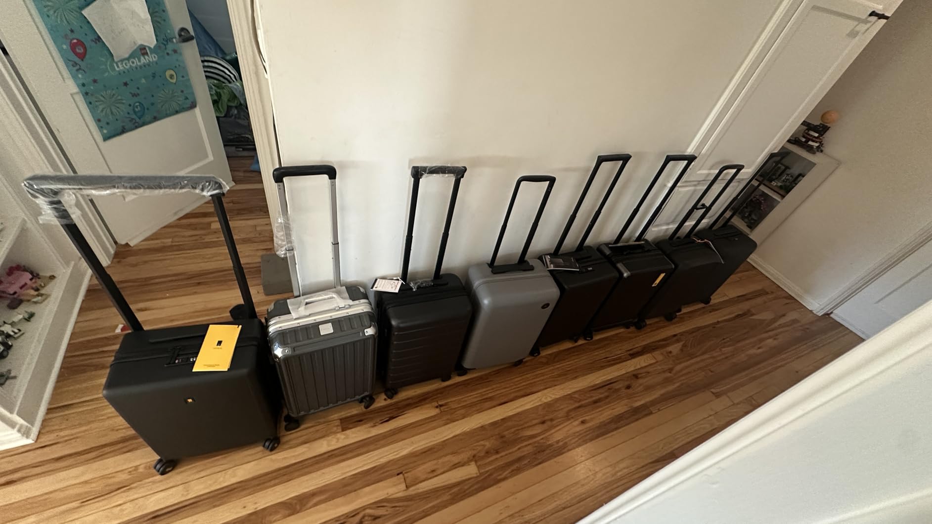 NINETYGO Carry On Luggage 22x14x9 Airline Approved, 20 Inch Luggage with Smooth Spinner Wheels, Expandable, Hard Shell PC Suitcase, Lightweight Travel Luggage, TSA Approved (Black, Rhine Max) customer photo 1