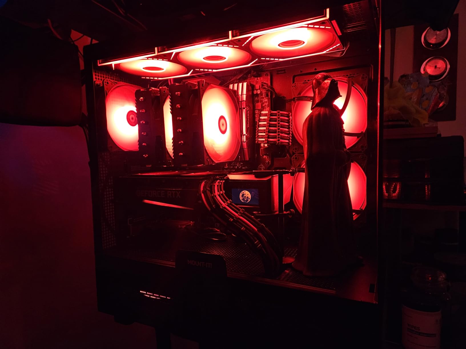 Thermaltake View 270 Plus TG ARGB Black Mid Tower E-ATX Case; 3x120mm ARGB Fans Included; Support Up to 360mm Radiator; Front & Side Dual Tempered Glass Panel; CA-1Y7-00M1WN-01; 3 Year Warranty customer photo 1