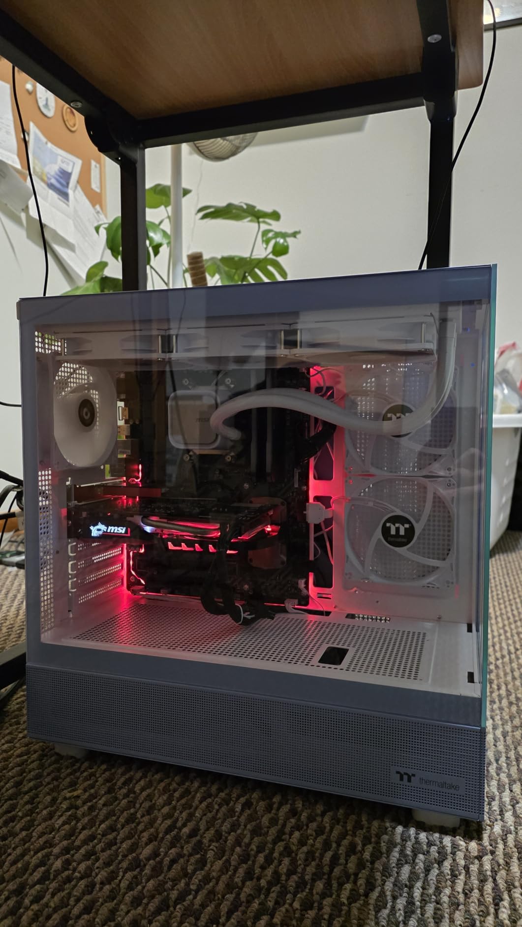 Thermaltake View 270 Plus TG ARGB Black Mid Tower E-ATX Case; 3x120mm ARGB Fans Included; Support Up to 360mm Radiator; Front & Side Dual Tempered Glass Panel; CA-1Y7-00M1WN-01; 3 Year Warranty customer photo 2