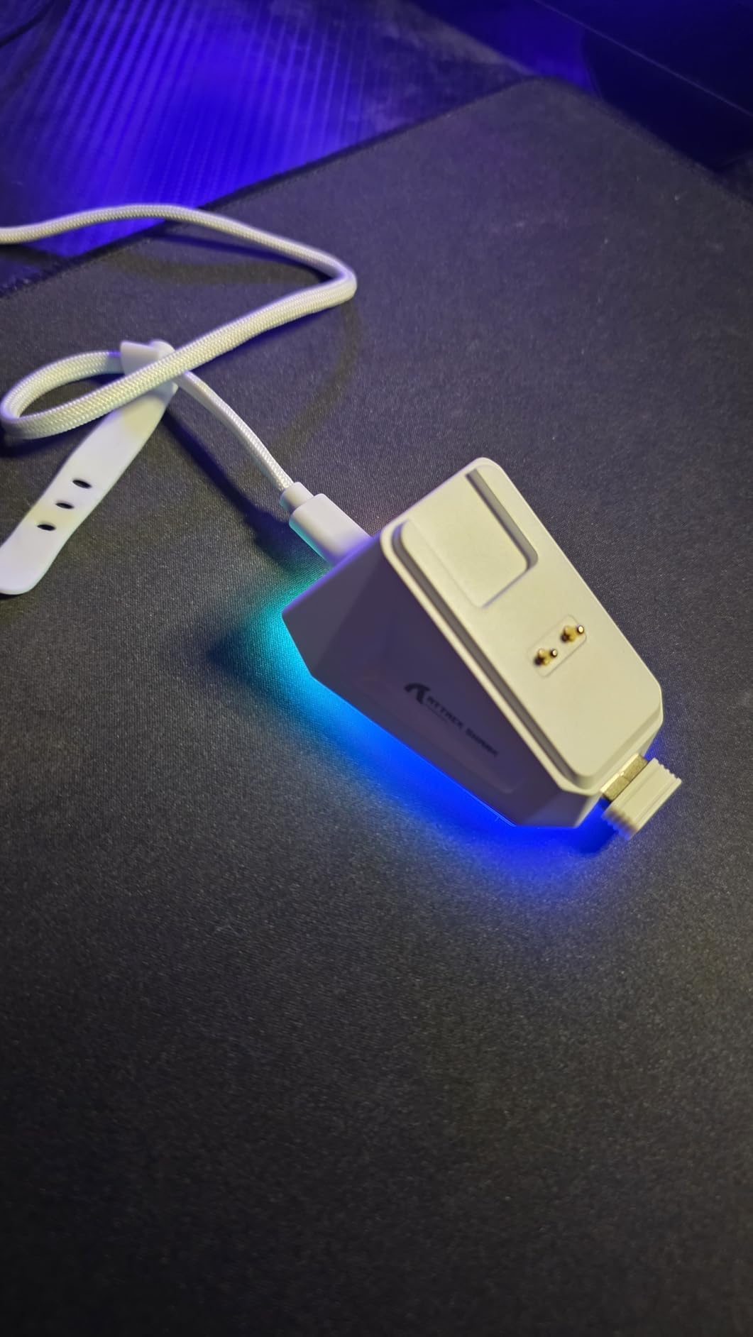 ATTACK SHARK X11 Lightweight Wireless Gaming Mouse with RGB Charging Dock,Tri-Mode-2.4G/USB-C Wired/BT,22K DPI,PAW3311 Optical Sensor,HUYU Switch, 5 programmable Buttons for PC/Mac(White&Sticker) customer photo 1