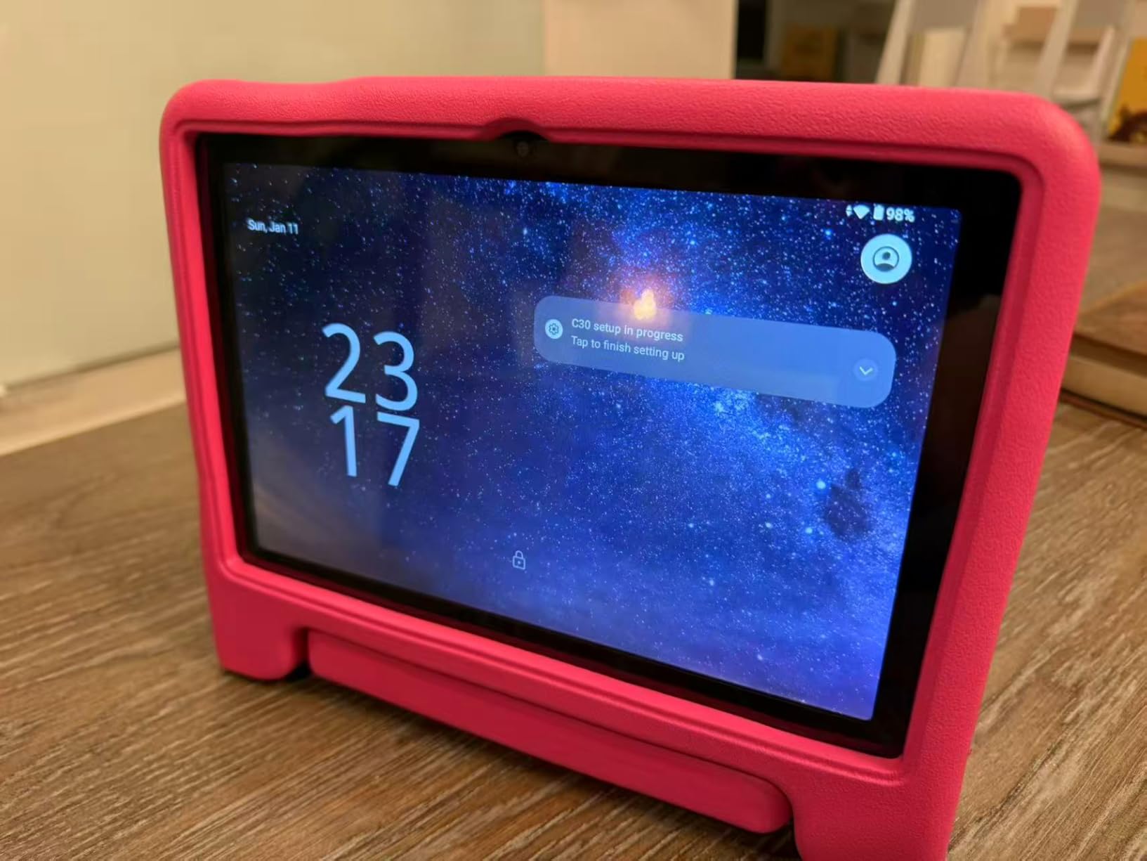 Android 15 Kids Tablet, 2025 Upgraded 10.1 Inch Tablets with Octa-core Processor, 6000mAh Battery, Kid Space, Parental Control,Pre-Loaded Kids Apps, 2.4/5GHZ Dual WiFi, Case Included, Red customer photo 2