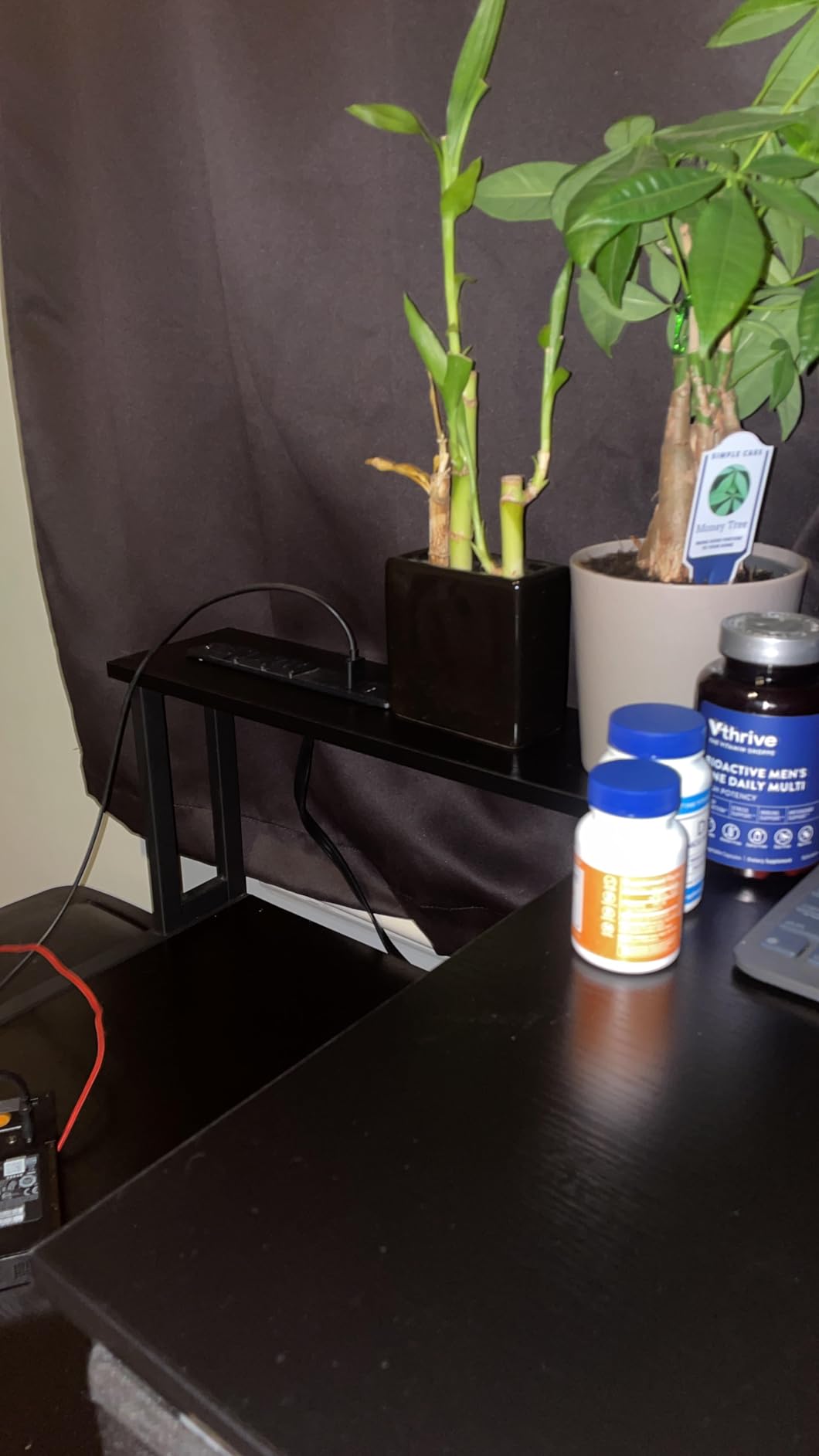 AODK 79 inch L Shaped Desk with 5 Drawers, Reversible L Shaped Gaming Desk with LED Light & 2 Power Outlets, Computer Desk with Storage Shelves for Home Office, Black customer photo 2