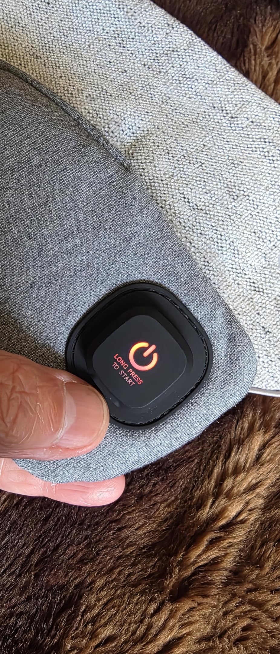 Heated Eye Mask - Cordless Eye Mask for Dry Eyes, FSA - HSA Eligible, Eye Relief, Improved Sleep, Washable Eye Heating pad for Travel and with Replaceable Shell (Gray) customer photo 1