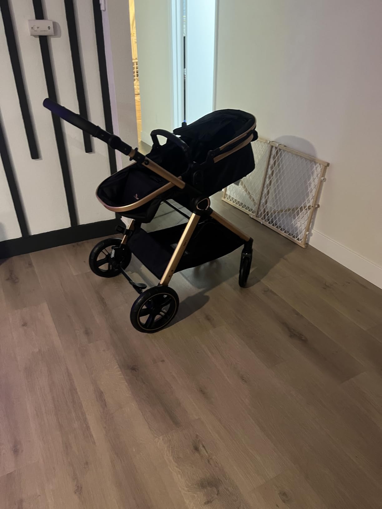 2 in 1 Baby Stroller Convertible Bassinet Pushchair for Infants and Newborns 0-36 Months customer photo 2