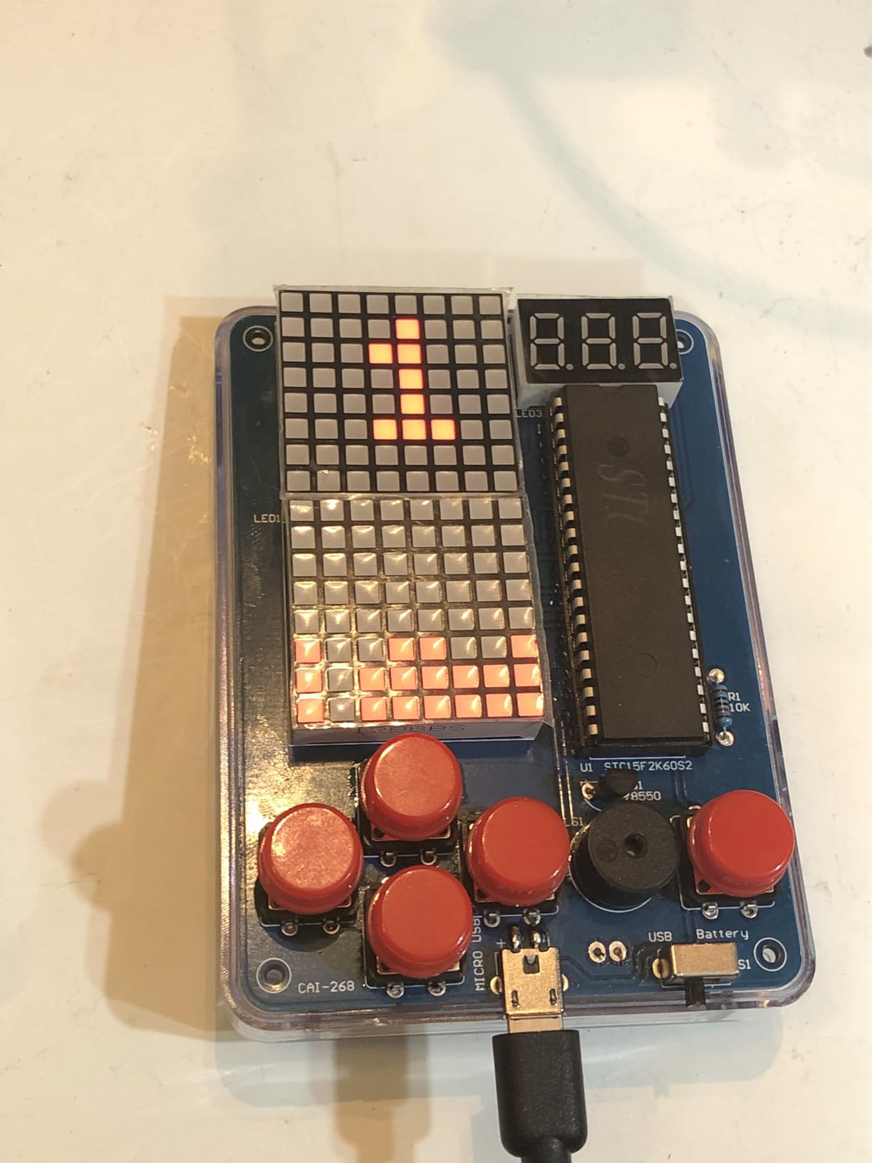 PEMENOL DIY Game Soldering Kit for Beginners, 4 Retro Games STEM Electronics Project with Adjustable Brightness, Music Switch, Acrylic Case, Educational Solder Practice Kit for School Present customer photo 2