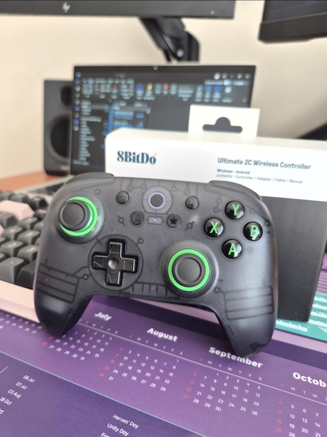 8BitDo Ultimate 2C Wireless Controller for Windows PC and Android, with 1000 Hz Polling Rate, Hall Effect Joysticks and Triggers, and Remappable L4/R4 Bumpers (Mint) customer photo 2
