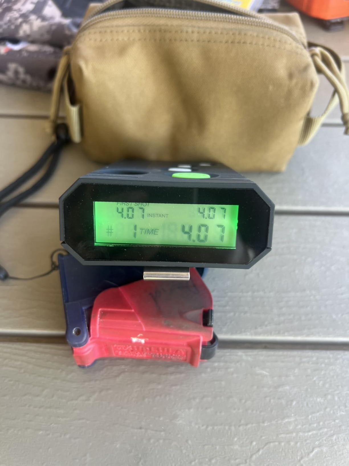 ZOHAN Upgraded Shot Timer for Shooting Competition - Shot Timers for Firearms with Improved Loud Buzzer, RO use, 4 Modes customer photo 1