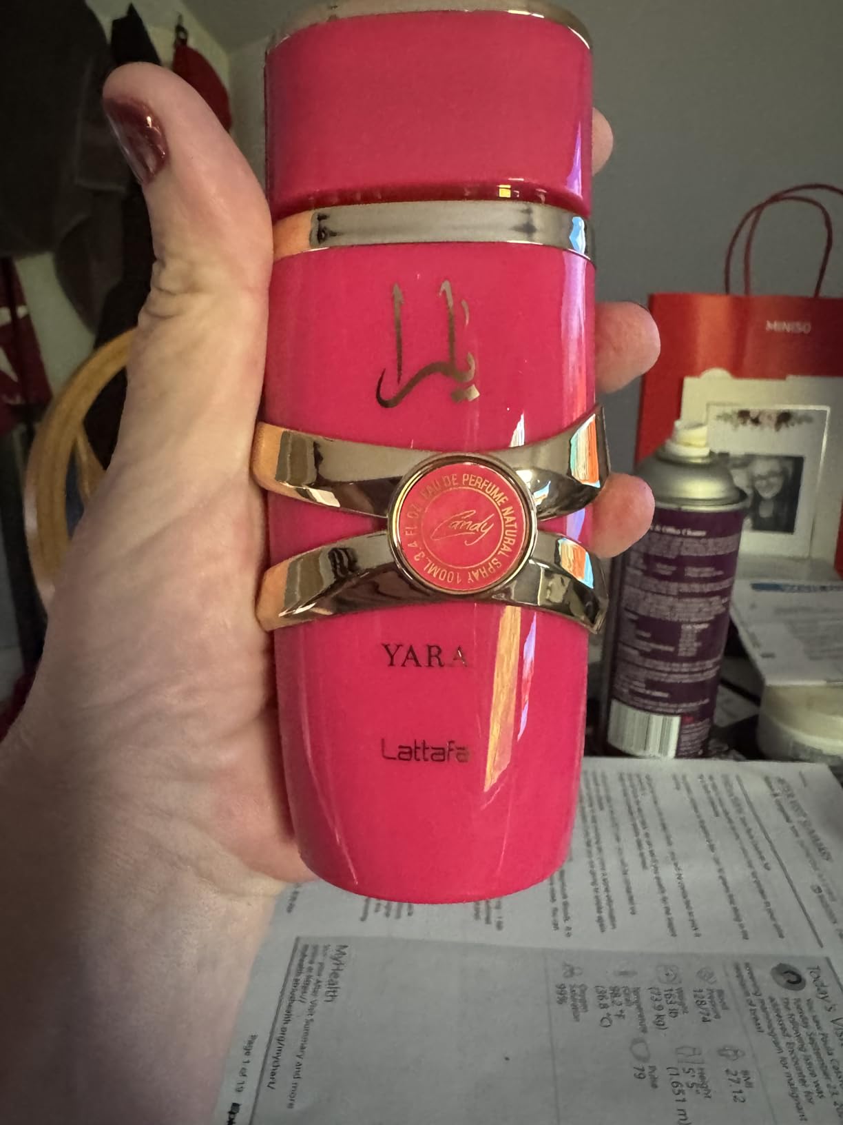 Lattafa Yara Candy - Vanilla, Fruity, Citrus, Floral - Eau de Parfum Long-Lasting Fragrance for Women, 3.40 Ounce / 100 ml customer photo 2