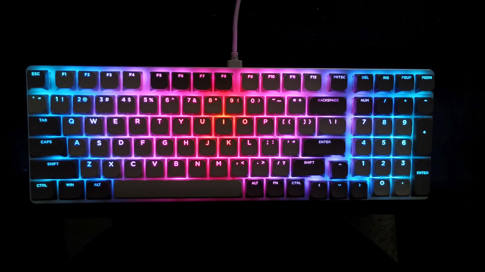 GLORIOUS Gaming - GMMK 3 Barebones Custom Gaming Keyboard Kit with Knob, 65% Compact Mechanical Keyboard, Modular Gasket System, Hotswappable MX, Sound Dampening Foam, Aluminum Switch Plate (Black) customer photo 2