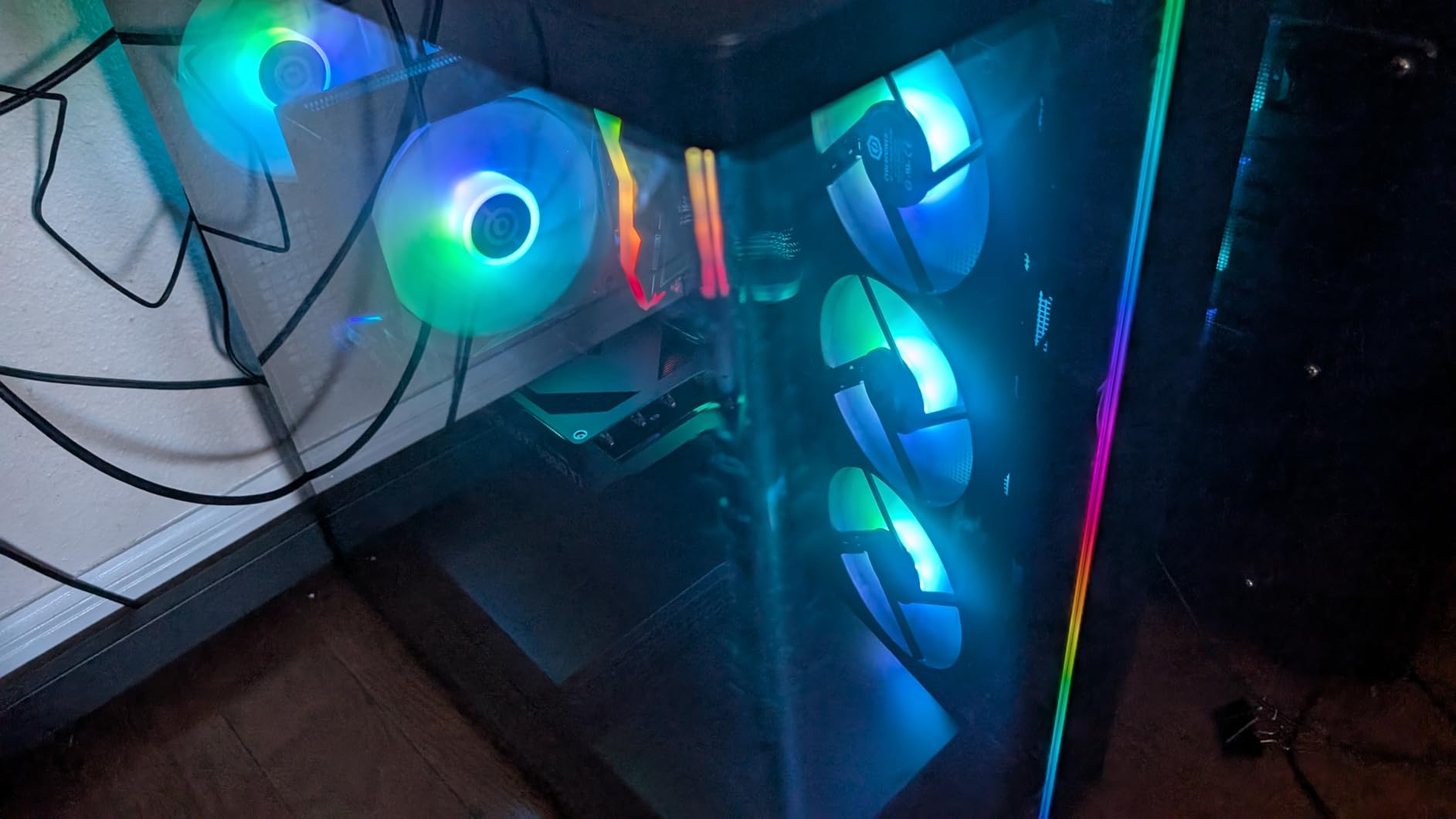 CYBERPOWERPC Gamer Master Gaming PC, AMD Ryzen 5 5500 3.6GHz, Radeon RX 6400 4GB, 16GB DDR4, 500GB PCIe Gen4 SSD, WiFi Ready & Windows 11 Home (GMA3100A) customer photo 2