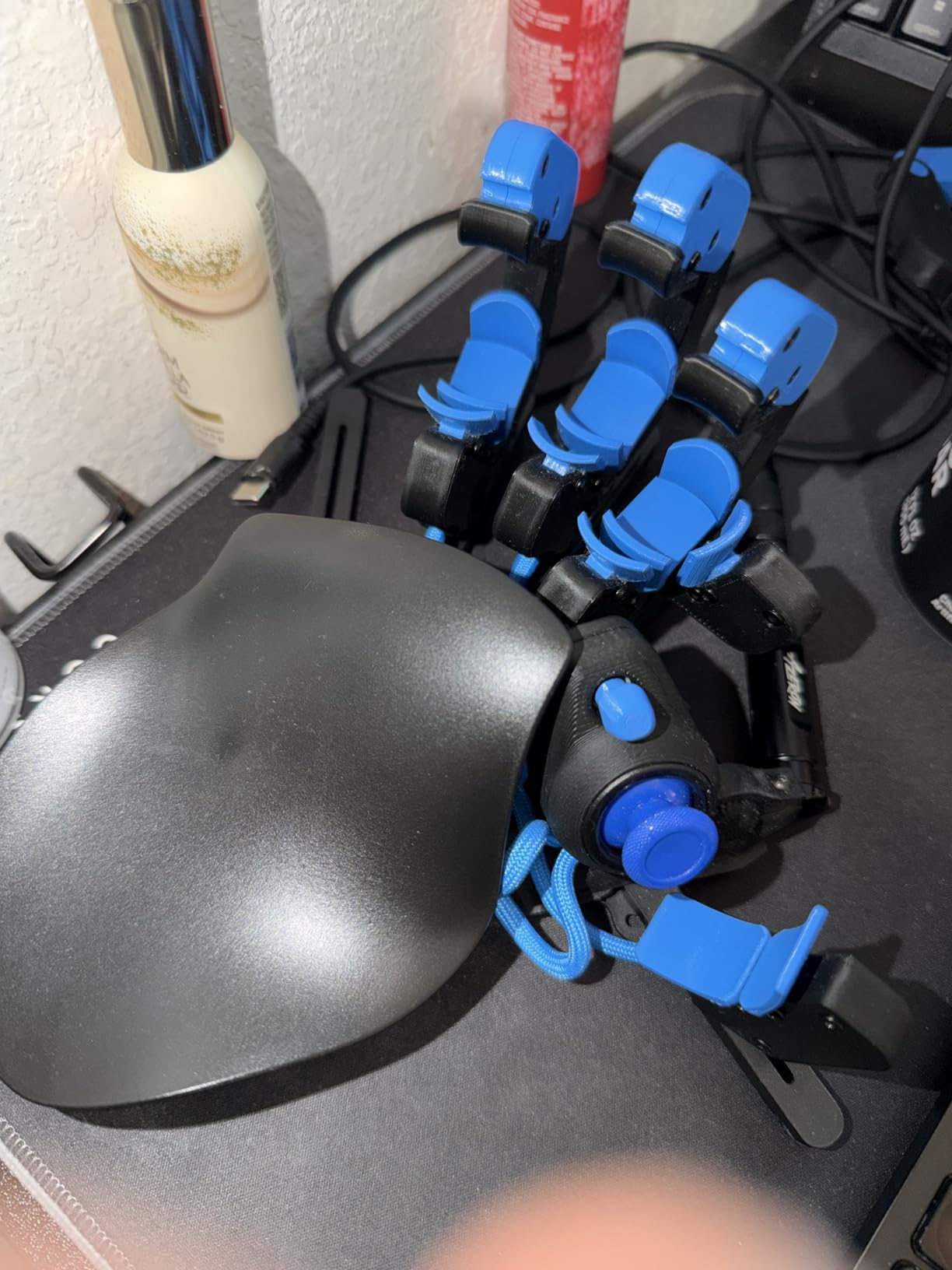 AZERON Gaming Keypad, Programmable One Handed Gaming Keyboard, with Hall Effect Analog Thumbstick and 30 Programmable Keys, 3D Printed Customized Keypad, for Righties (Red, Cyborg ll) customer photo 2