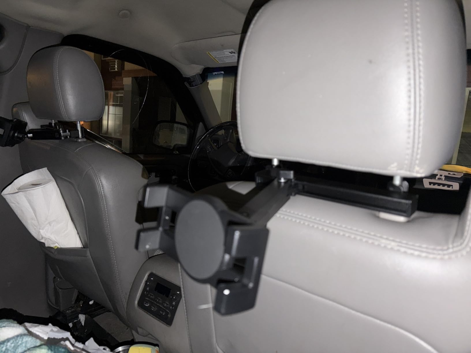 Tablet Holder for Car Headrest, [3 in 1 Adjustable Extension Arm] iPad Car Mount for Back Seat, Road Trip Essentials for Kids, for 4.7-12.9'' Like iPad Pro, Air, Mini, Galaxy, Fire HD Tablet customer photo 1