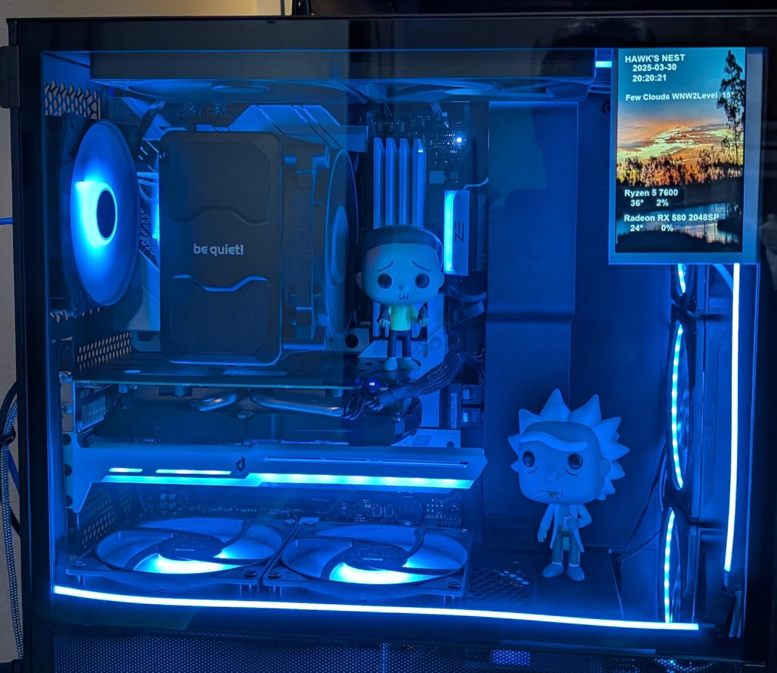 Light Wings LX 120mm PWM high-Speed Triple Pack, 3 Fans Included, Illuminated hub, Multiple Colors and Modes, Optimized Fan Blades for Extraordinary air Pressure, Daisy Chain Option customer photo 2