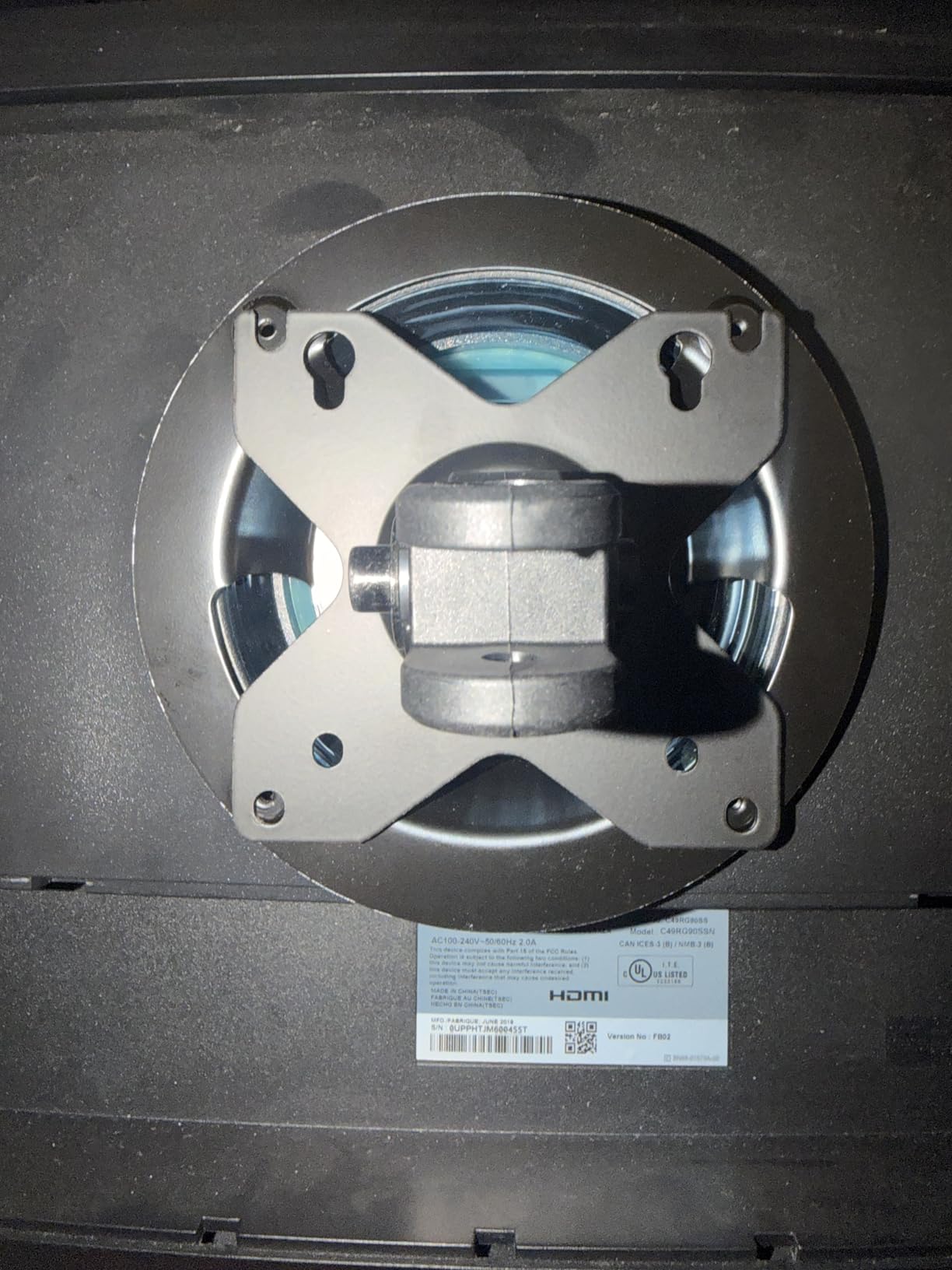 WALI Dual Monitor Stand for 13-32 inch Computer Screens, Dual Monitor Arms for 2 Monitors Holds up to 22 lbs, Height Adjustable Gas Spring Dual Monitors Mount, VESA 75x75/100x100mm GSMP002N customer photo 1