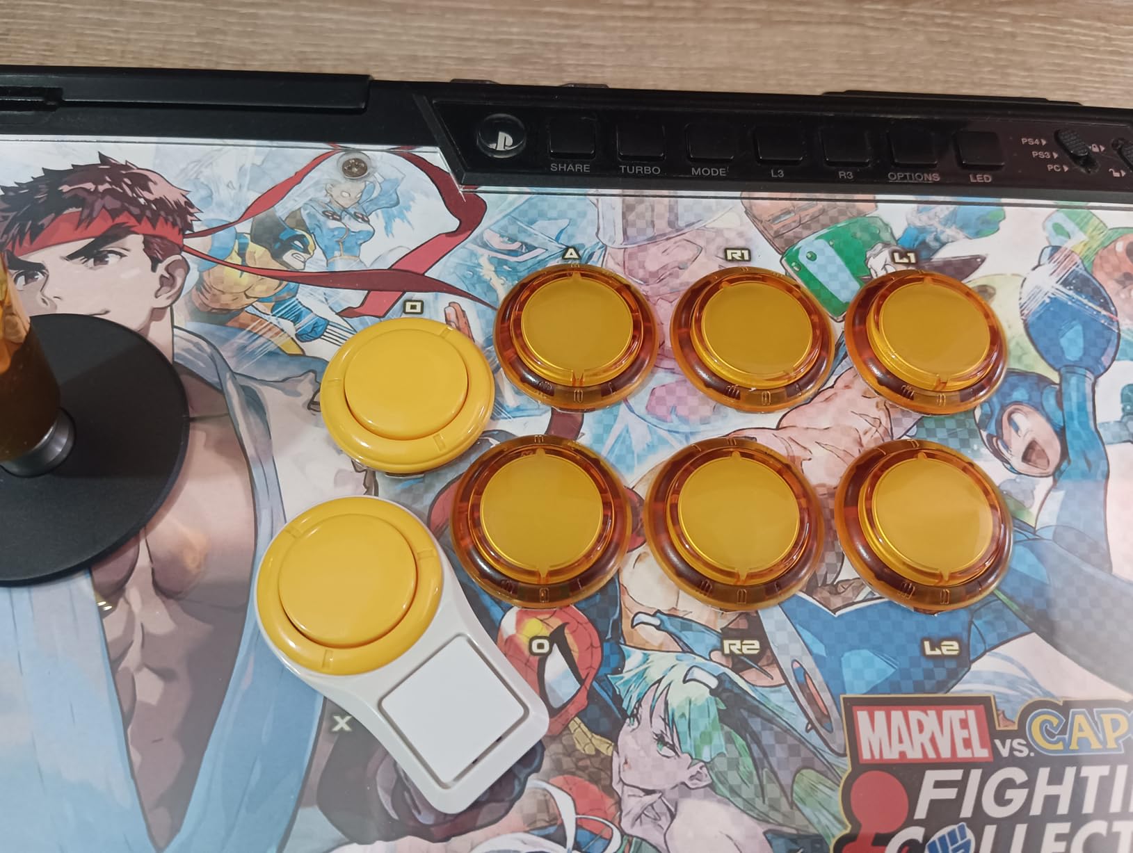 qanba Gravity KT Arcade buttons Mechanical 30mm Snap-in Mechanical Pushbutton (Boxed (Clear Red 30mm) customer photo 1