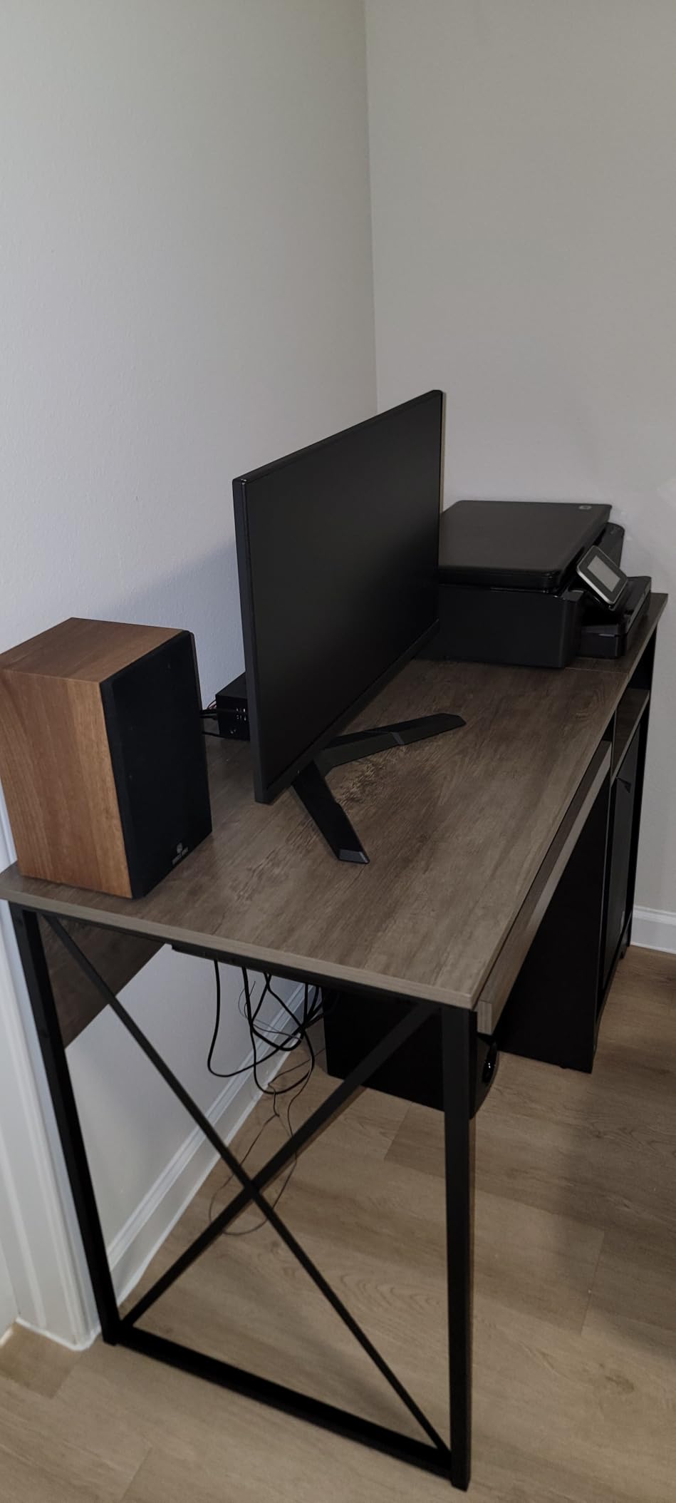 Bestier Gaming Desk with Power Outlets, 42