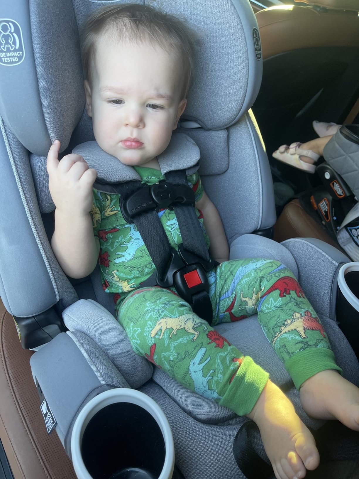 Graco 4Ever DLX 4-in-1 Car Seat, Charlie| Infant to Toddler Car Seat, with 10 Years of Use | Rear-Facing, Forward-Facing and Booster Modes | Safe, Comfortable and Convenient customer photo 2