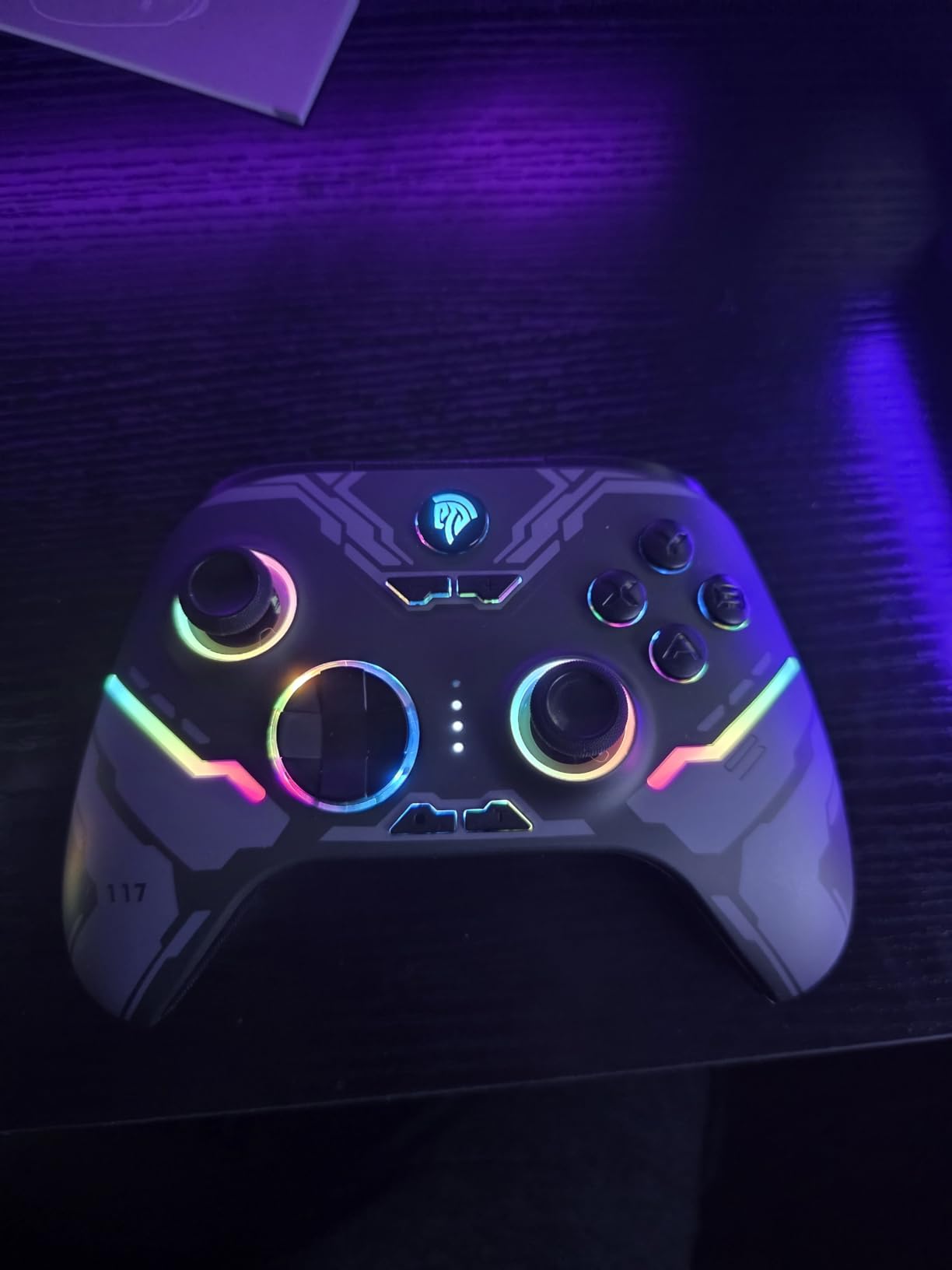 EasySMX X15 PC Controller - Enhanced Wireless Bluetooth Controller with Hall Joysticks/Hall Triggers/RGB Lighting - No Stick Drift, No Dead Zone - Work for Windows PC, Android, Steam and Switch customer photo 1