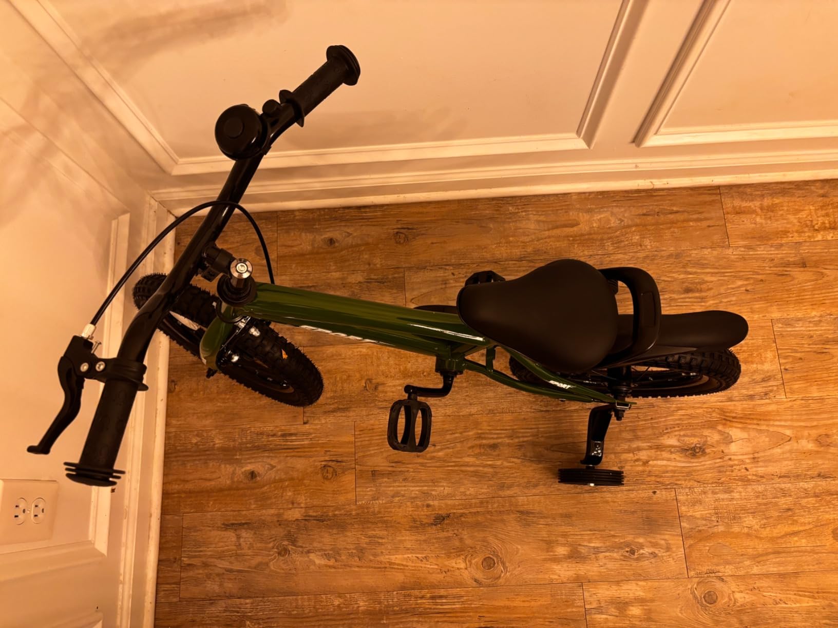 BODIOO Kids Bike Bicycle 14 Inches Kid Bicycle for Boys Girls with Training Wheels Sturdy Frame Adjustable Seat Handbrake and Coaster Brake for Rider 37 to 42 Inch customer photo 2