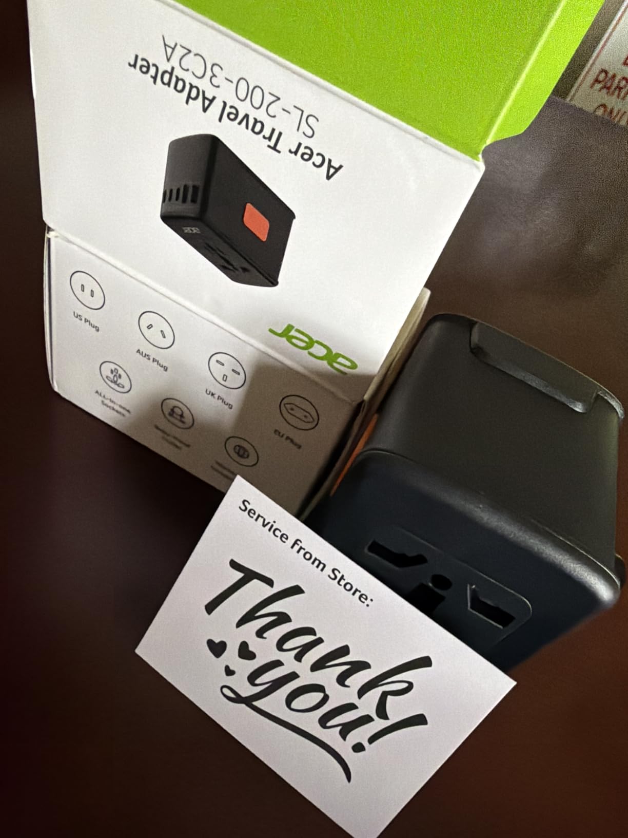 Acer Universal Travel Plug Adapter - International Power Adapter with 5 USB Ports (3 USB C) 5.8A, Worldwide Outlet Charger for USA to European UK France Germany Spain, Type C/E/F/G/I/L/A customer photo 1