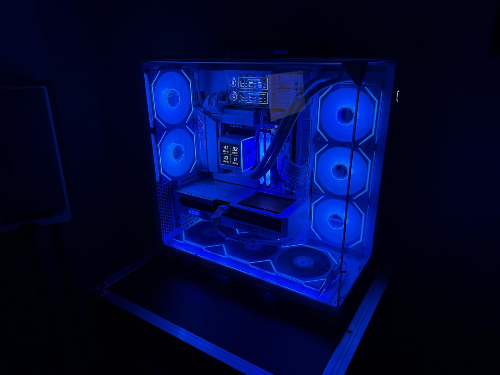 Lian Li O11 Vision Compact Black-Steel-Tempered Glass ATX Mid Tower Computer Case-Back Connect Support-O11VPX customer photo 2