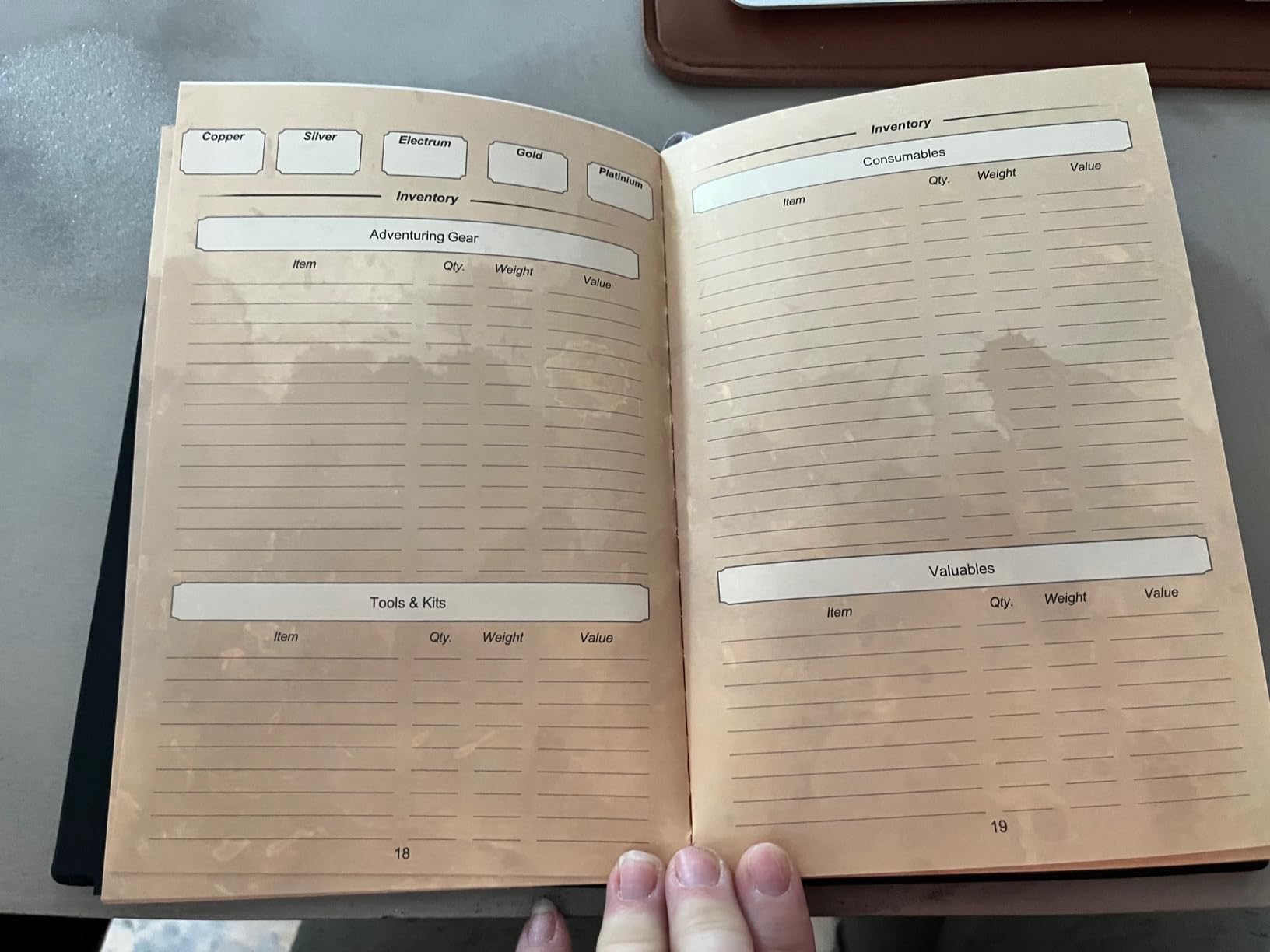 DnD Journal | D&D Notebook with 3D Dragon Embossed Hardcover | DnD Character Journal & Campaign Tracker | 150+ DnD Stickers included | D&D Character Sheet | DnD Gifts, Items & Accessories for Players customer photo 2