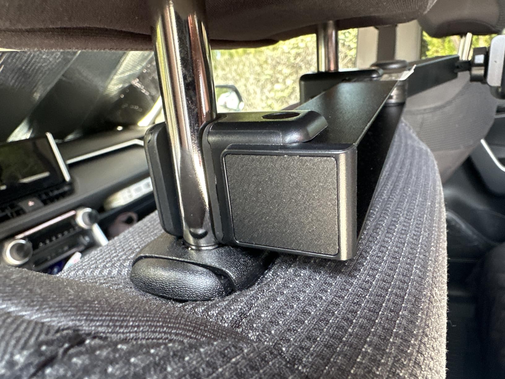 Lamicall Car Headrest Tablet Holder - [Lockable] [3 in 1 Extension Arm] Upgrade Tablet Mount for Car Backseat, Gifts Road Trip Essentials for Kids, for iPad Pro, Air, Mini, Fire HD, 4.7-13'' Tablets customer photo 2