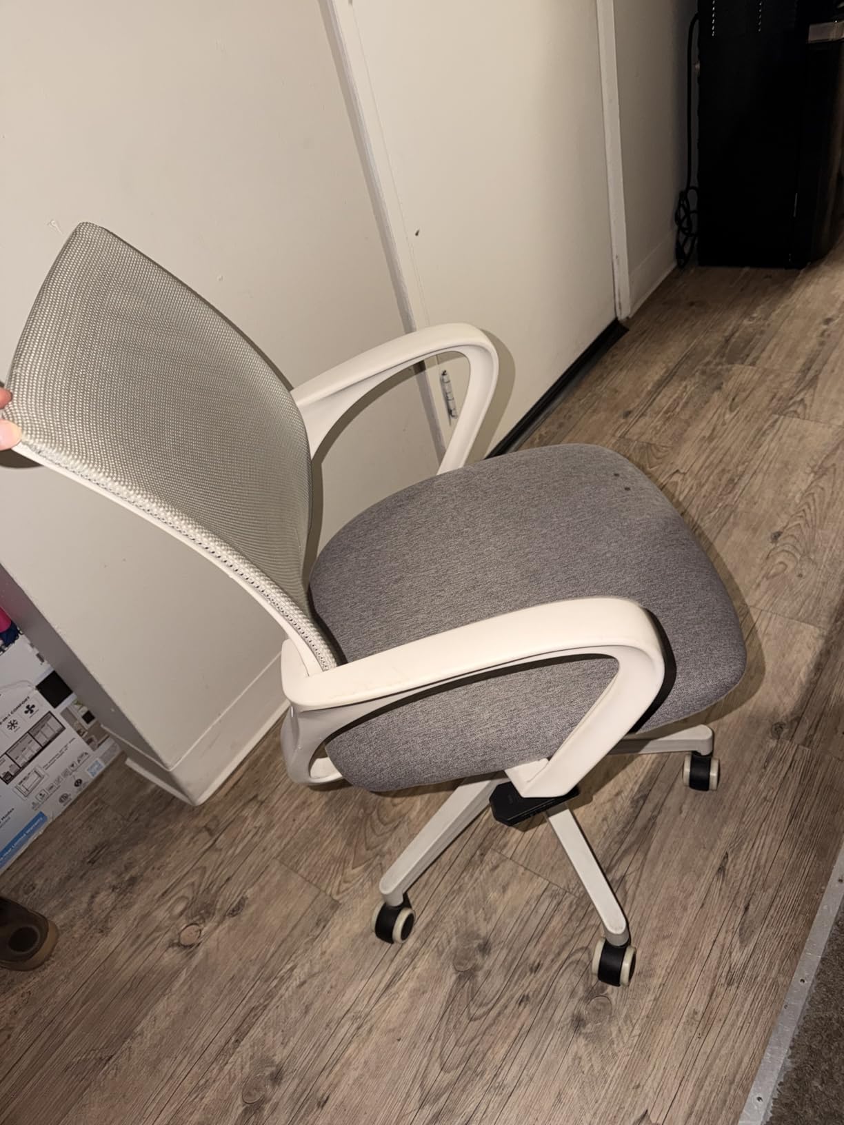 NEO Chair Office Desk Computer Chair Ergonomic Mesh Gaming Mid Back Seat with Comfy Lumbar Support Adjustable Height Swivel for Home Task (2 pk - Black) customer photo 2