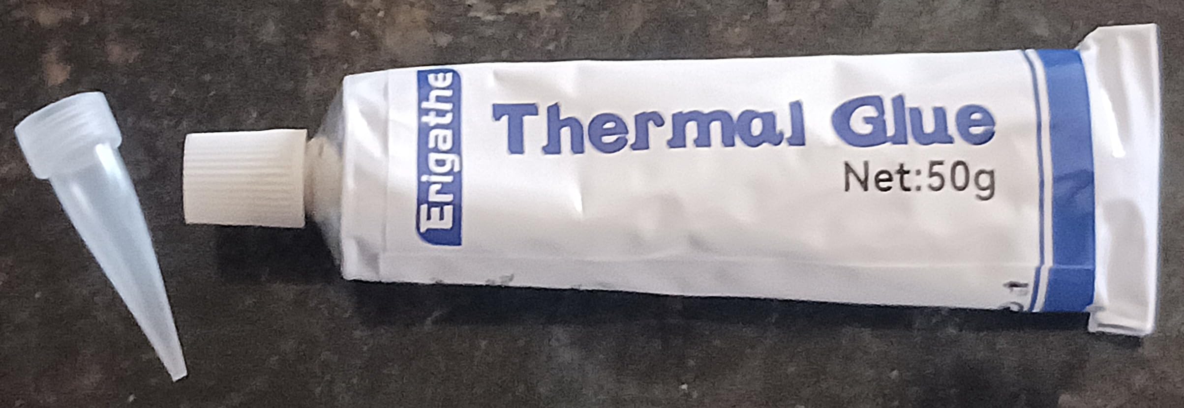 50gram Conductive Thermal Glue, Silicone Viscous Adhesive Compound, High Performance Heatsink Glue for LED/GPU/MOSFET/Printer/Chipset/IC customer photo 1