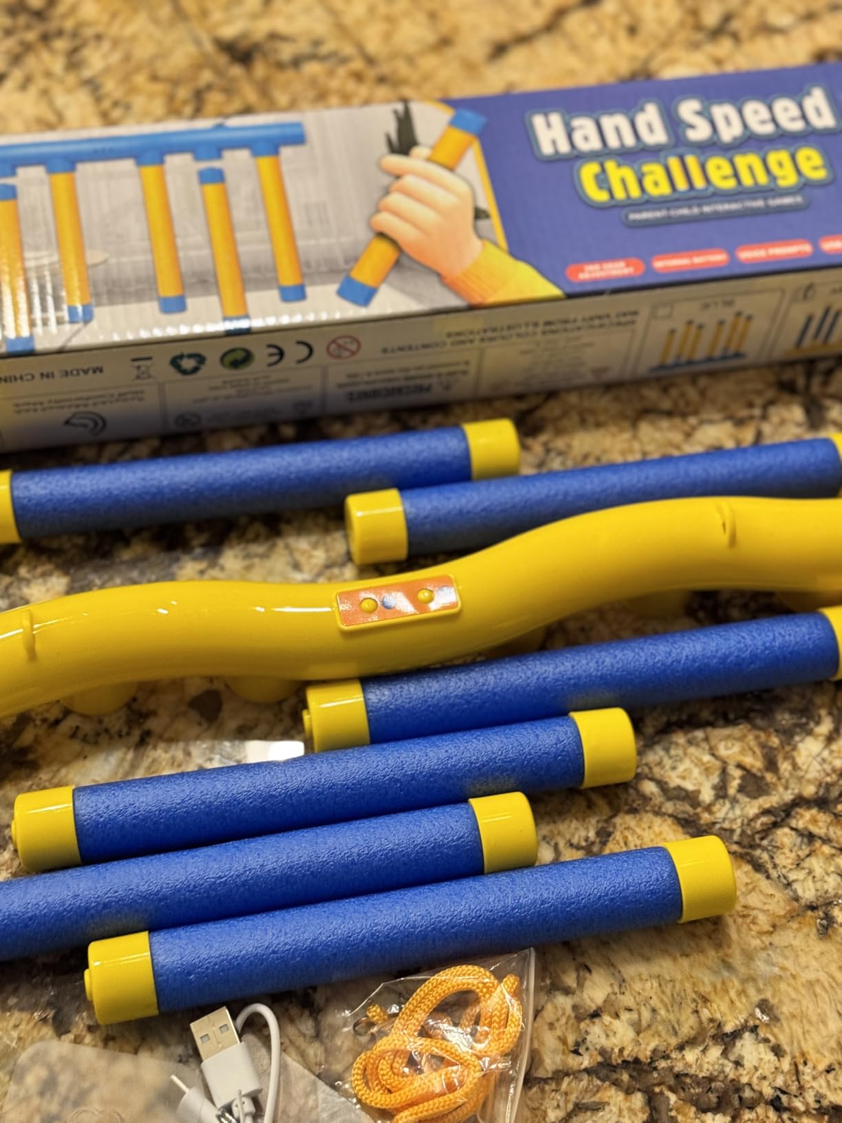 RVOGJP Reflex Drop Sticks Challenge Game, Hand Eye Coordination Training Toy, 3 Adjustable Speed Modes,Hand-Eye Coordination & Reaction Training Toy, Fun Catch Falling Sticks Game for Kids, Adults customer photo 1