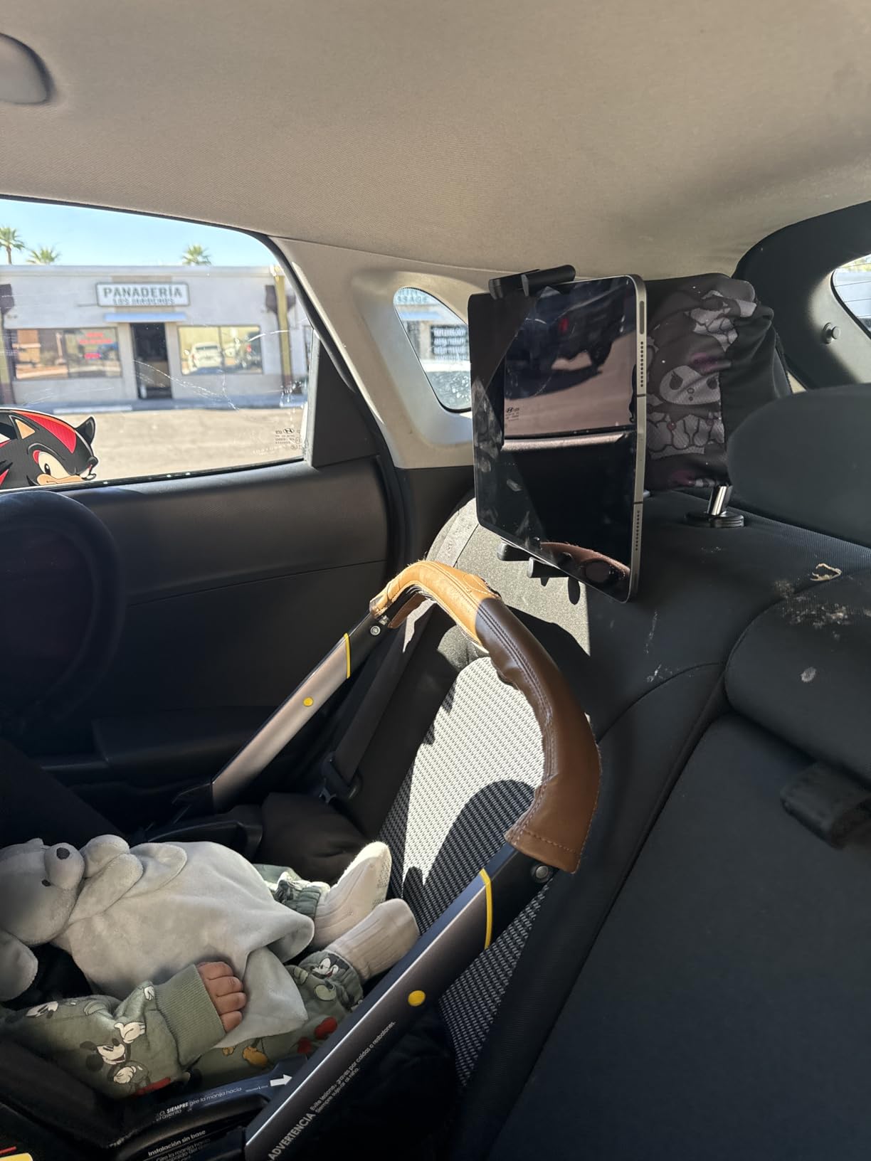 Lamicall Tablet Holder for Car Headrest - [Thick Case Friendly] [360° Rotation] Car Tablet Mount for Backseat, Road Trip Essentials for Kids, for iPad Pro, Air, Mini, Galaxy, Fire HD, 6.1-13'' Tablets customer photo 1