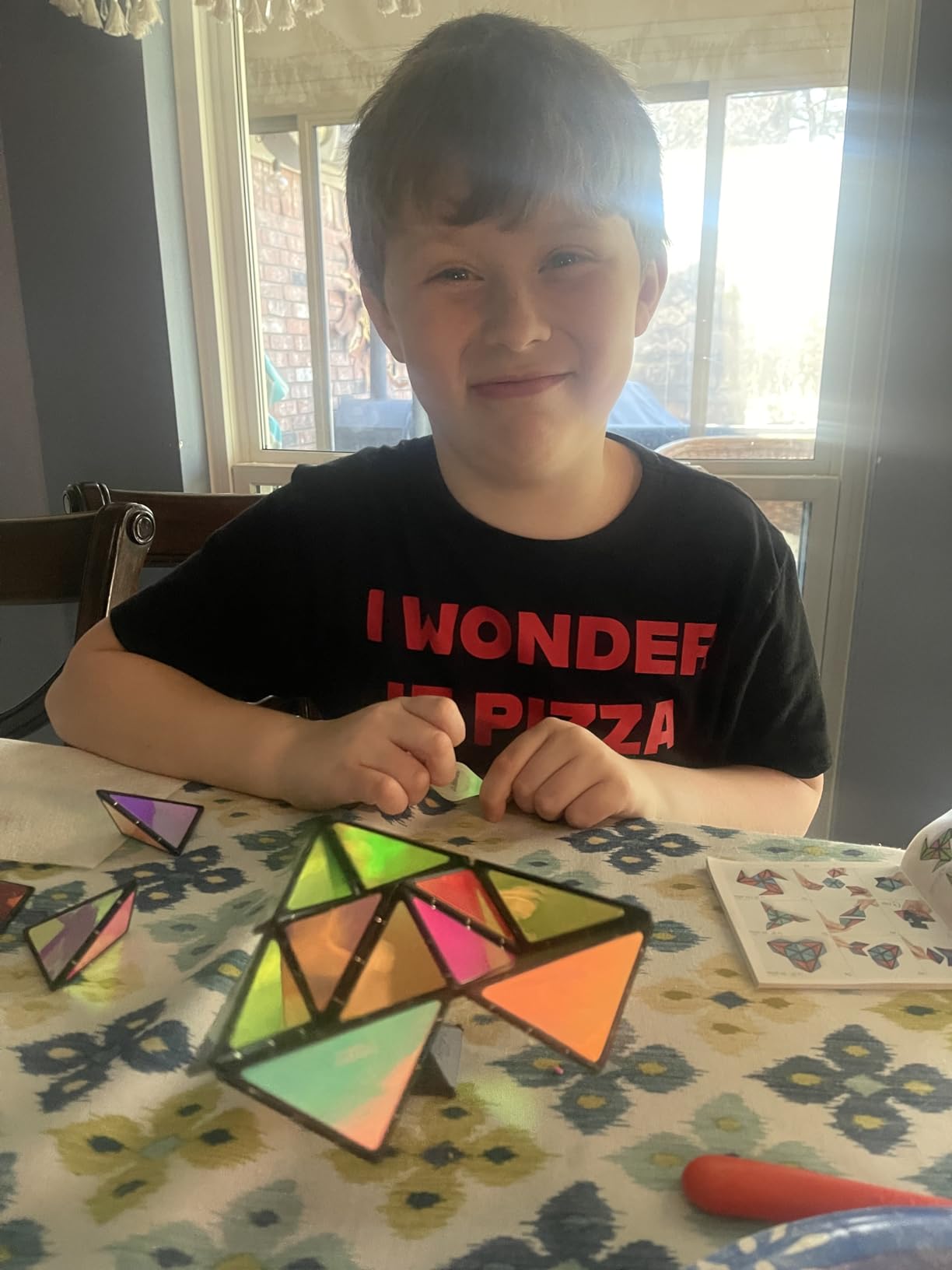 TOSY Magnet Pyramid Stone - 1 Cube Transforms into 1 Billion Shapes, 243 Rare Earth Magnets, Holographic Design, Spinner Accessory, Fidget/Puzzle/Sensory/STEAM Toy, Gift for Valentine Easter Birthday customer photo 1