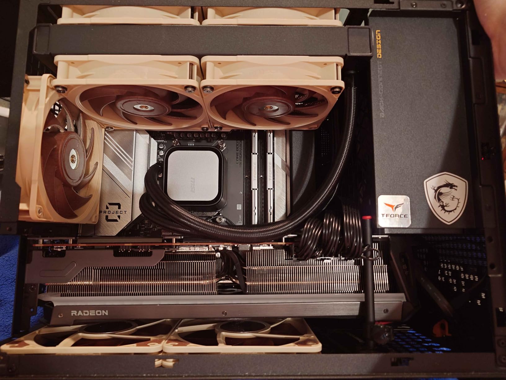 JONSBO D32 STD Micro-ATX PC Case,High Compatibility Mini Desktop Case, Support MATX Back-Connect/BTF MB,365mm GPU/240AIO/163mm Air Cooler, ATX/SFX-L/SFX PSU, USB3.2 PC Gaming,Black customer photo 1