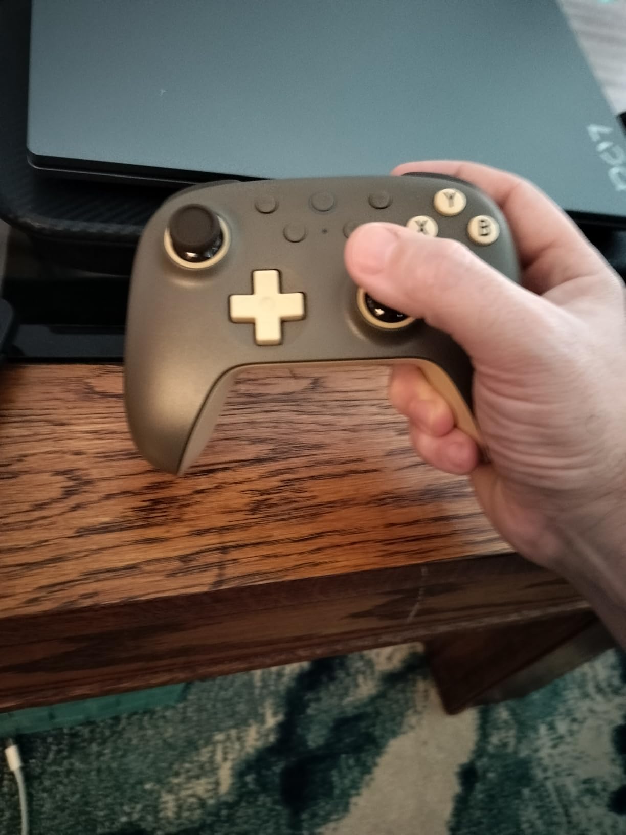 8Bitdo Ultimate 2C Wireless Controller for Windows PC and Android, with 1000Hz Polling Rate, Hall Effect Joysticks and Hall Triggers, and Remappable L4/R4 Bumpers (Dark Blue) customer photo 2